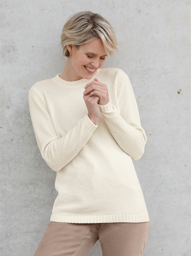 Pullover met lange mouwen - ecru