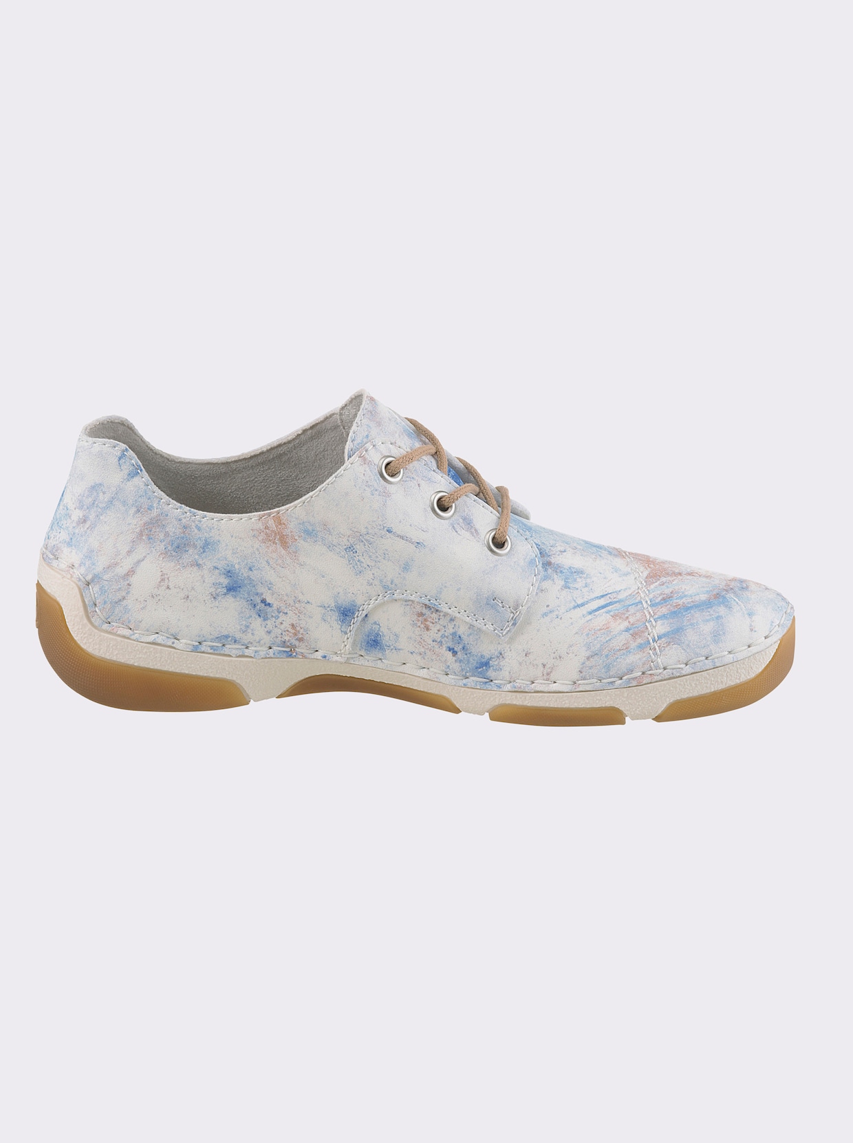 Rieker Schnürschuh - eisblau