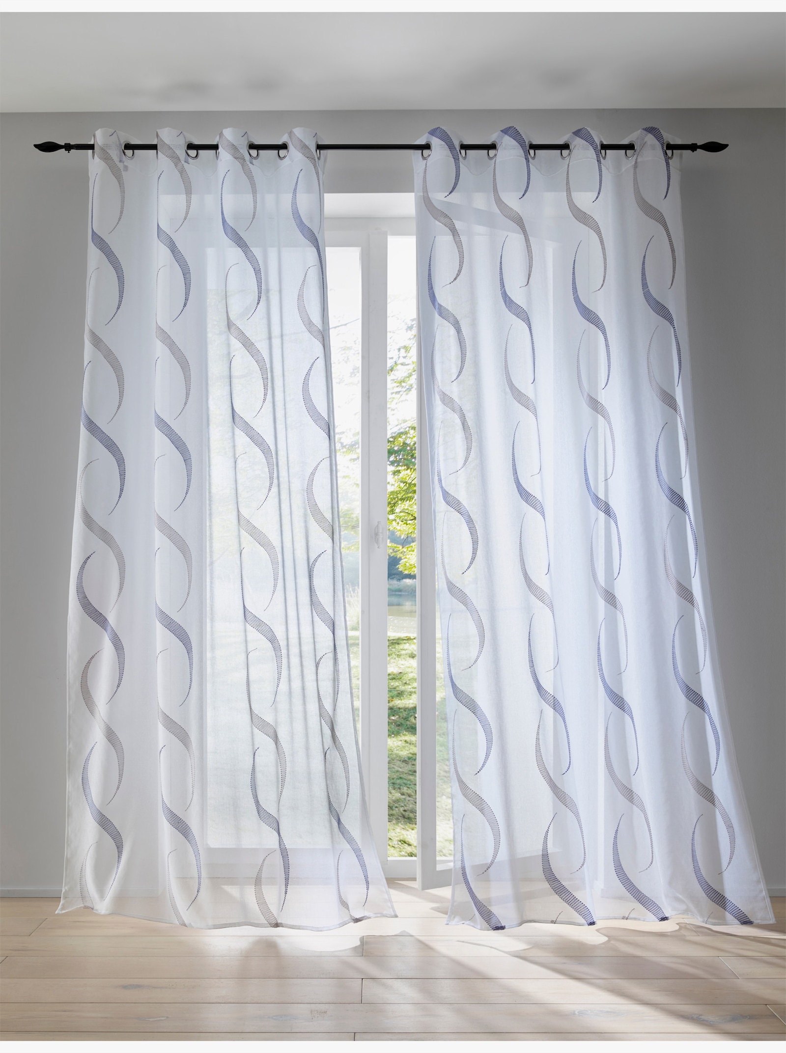 heine home Dekostore - weiß-blau