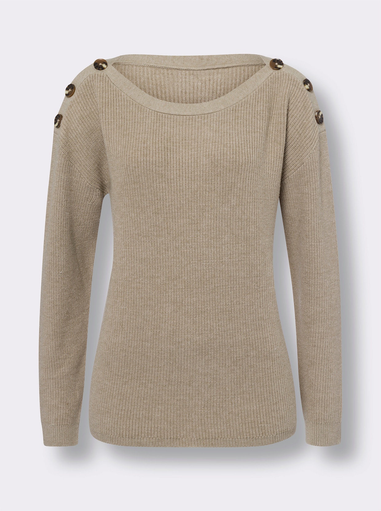 heine Gebreide pullover - beige gemêleerd