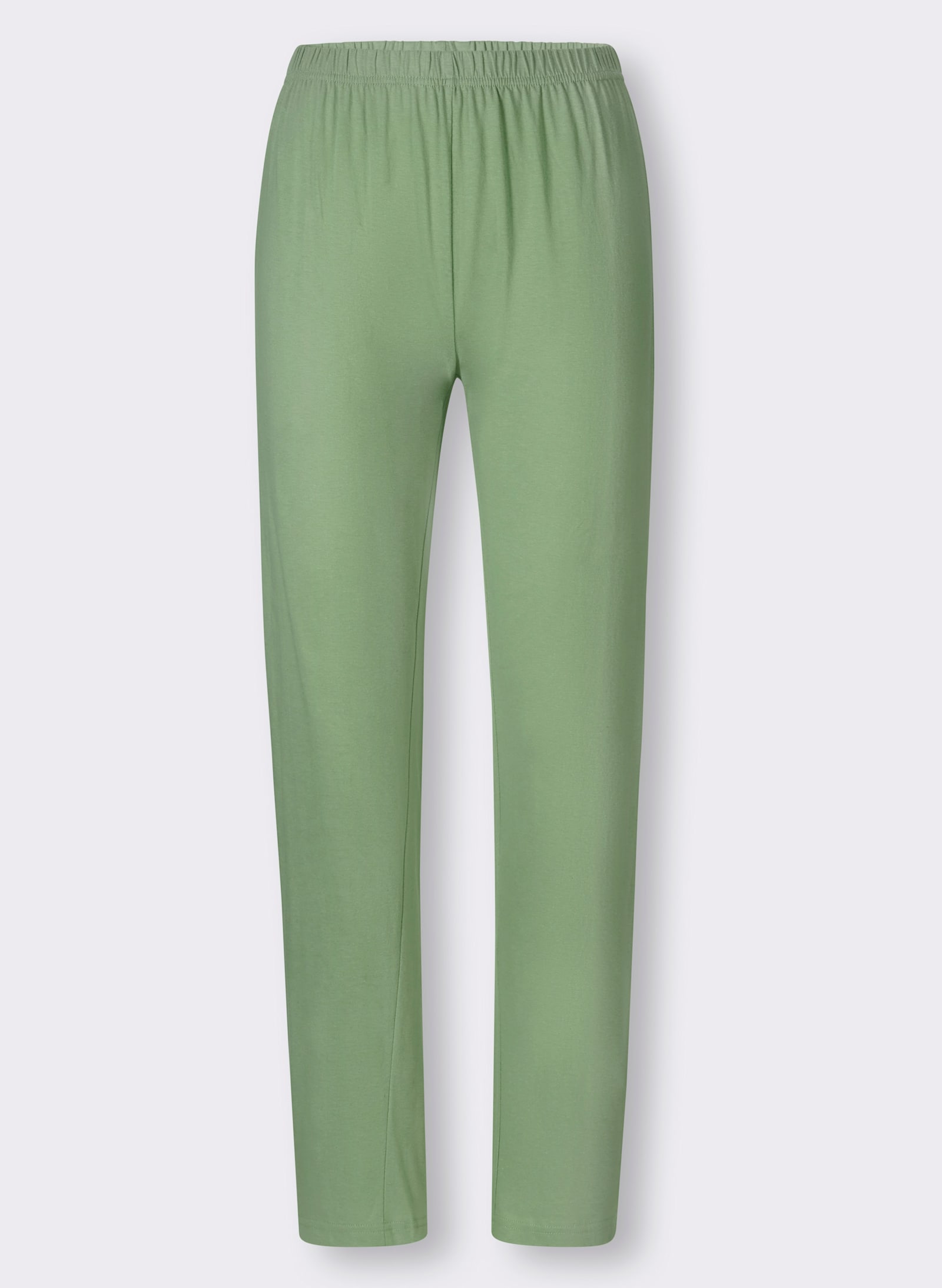 wäschepur Schlafanzug mit Blätterprint - eucalyptus-ecru-bedruckt