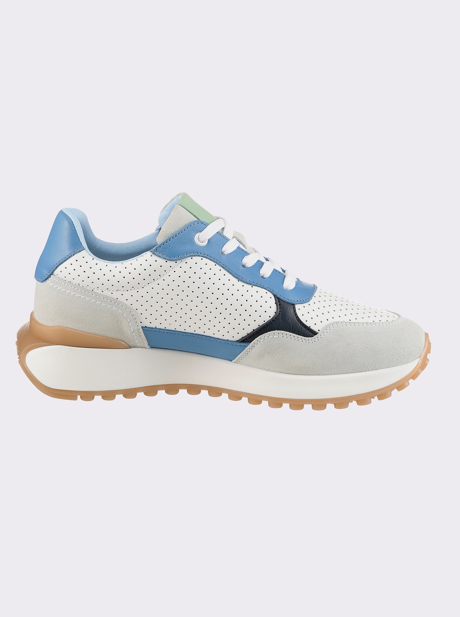 heine Sneaker - wit/blauw