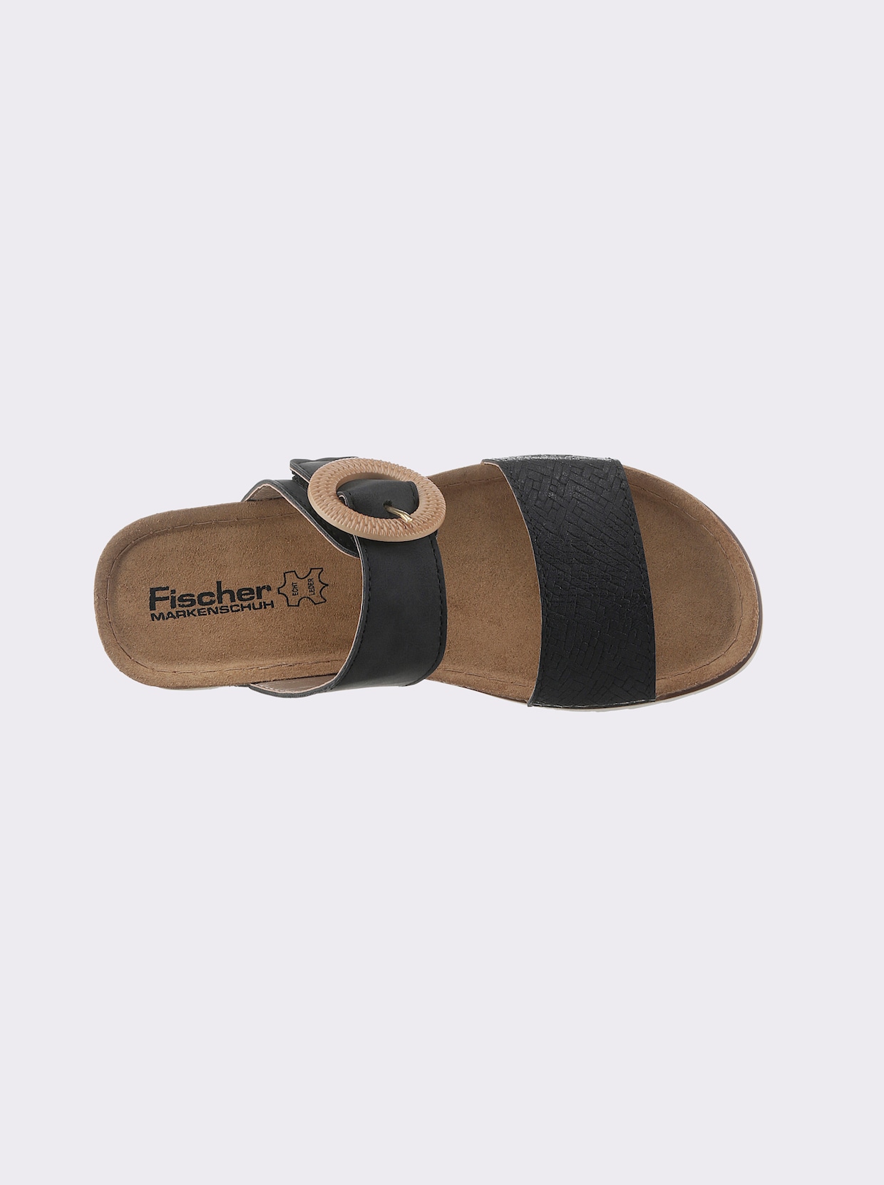 Fischer Slippers - zwart