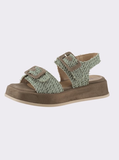 heine Sandalette - khaki-oliv