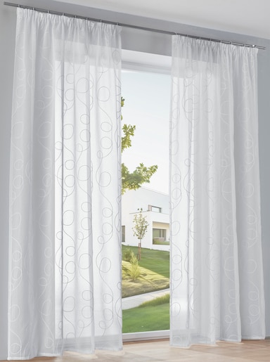 heine home Decoratieve vitrage - wit