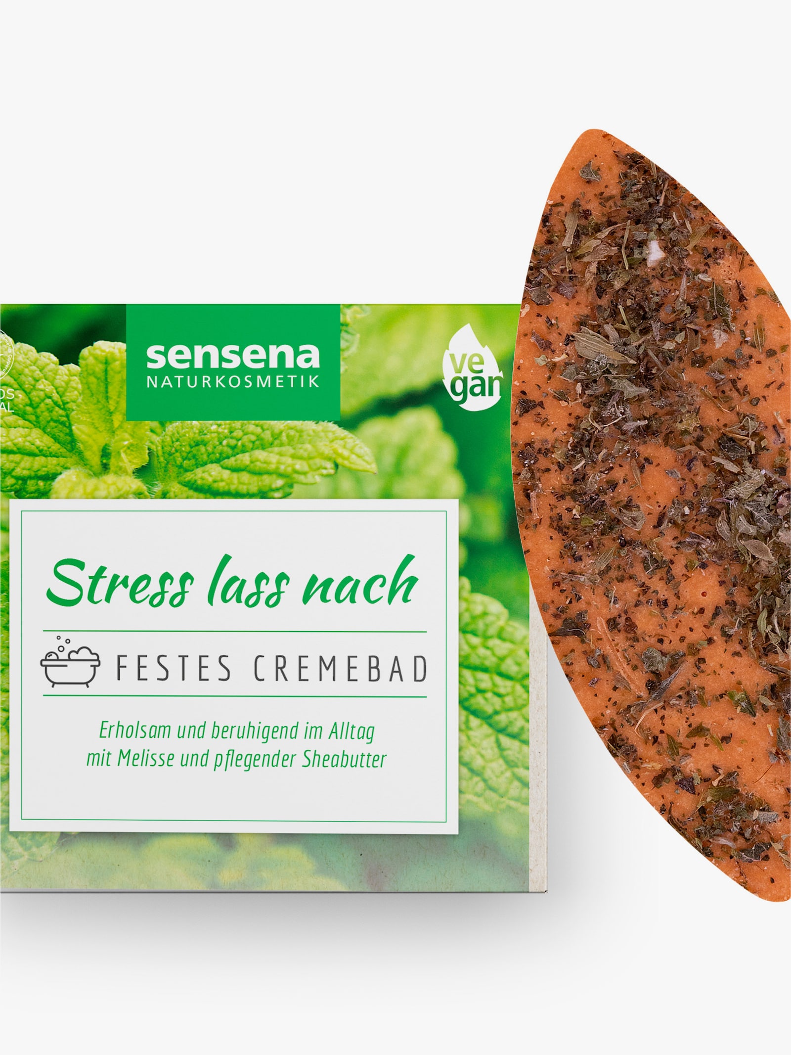 Aromabadkissen mit Cremebad - seegrün