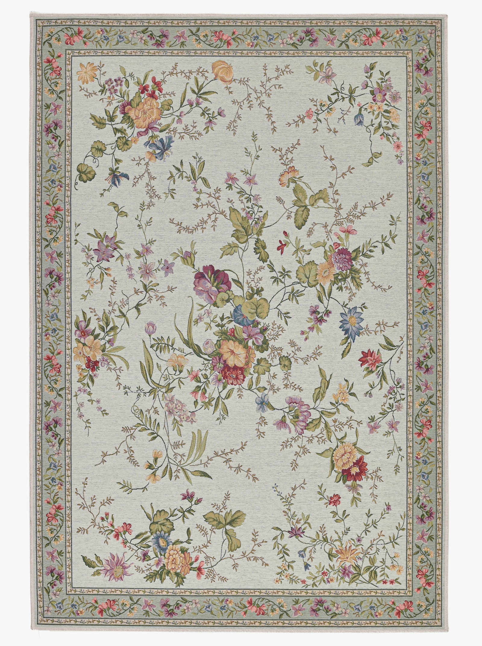 Theko Teppich - mint