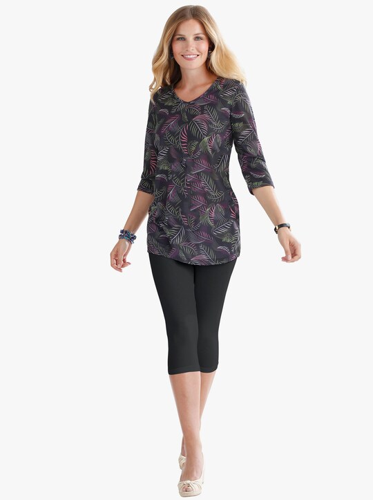 Capri-Leggings - schwarz