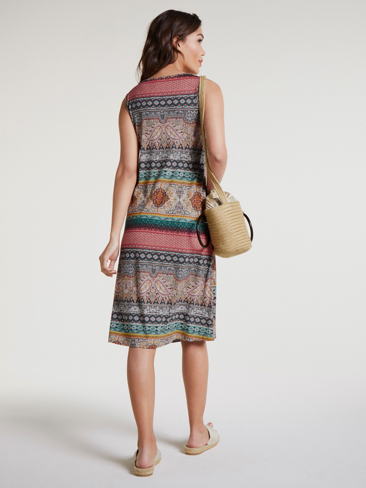 heine Druck-Kleid - bunt