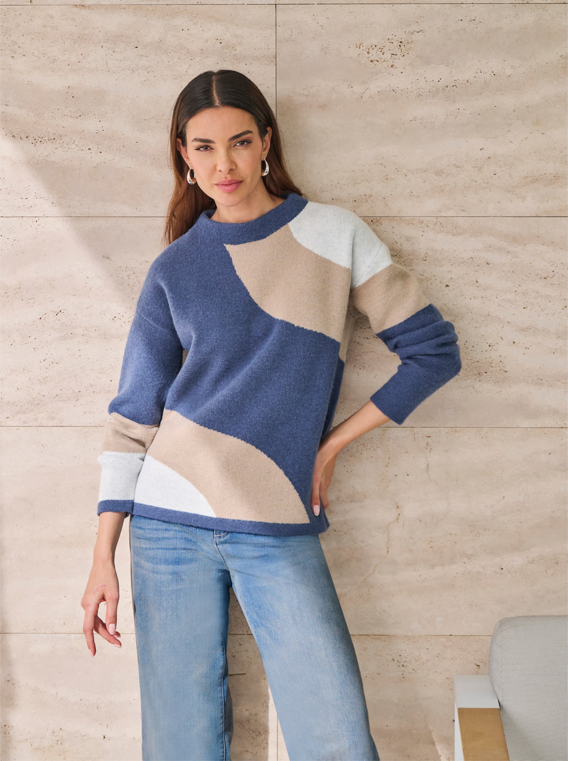 Jacquardpullover