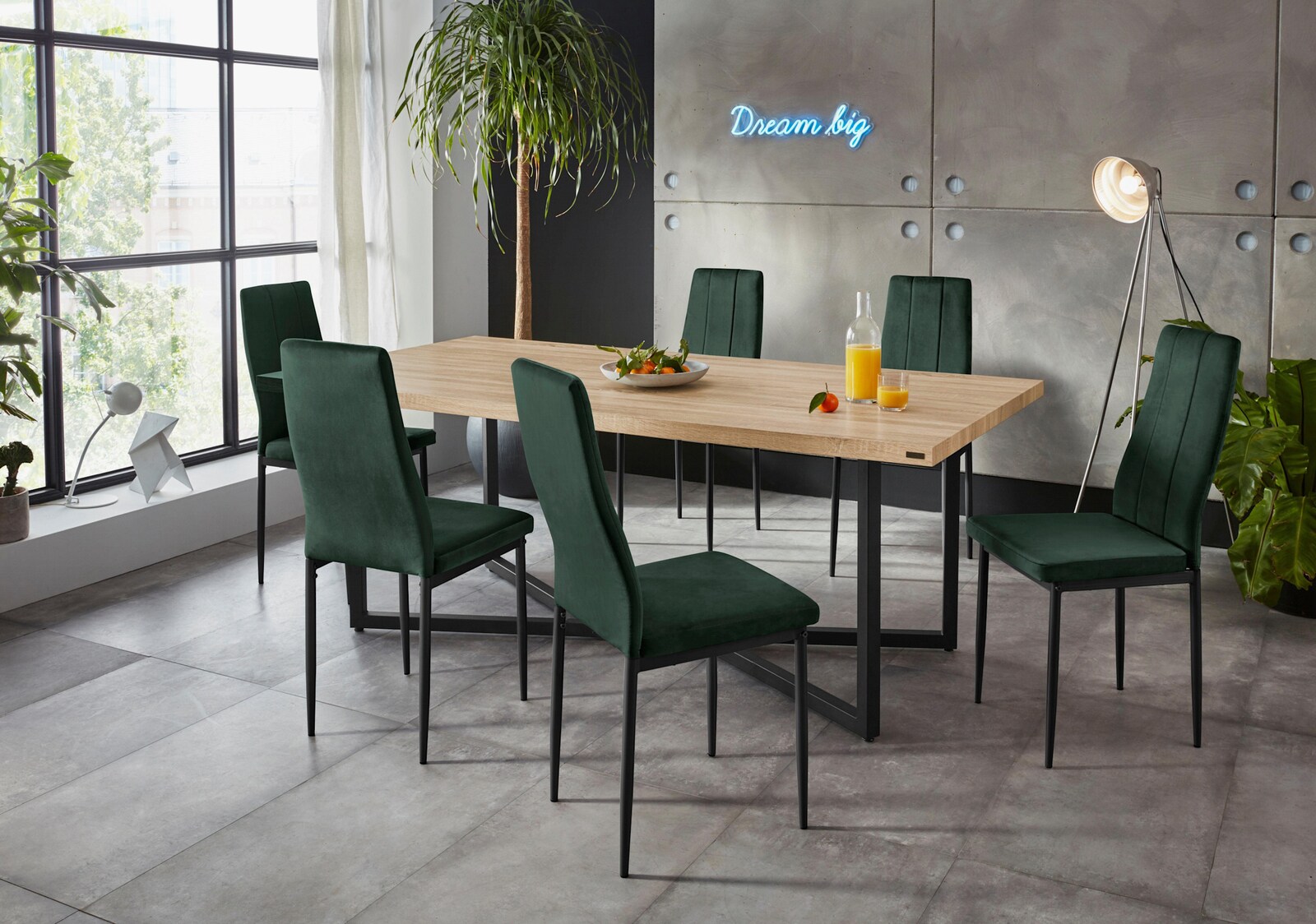 OTTO home Esszimmerstuhl - dunkelgrün