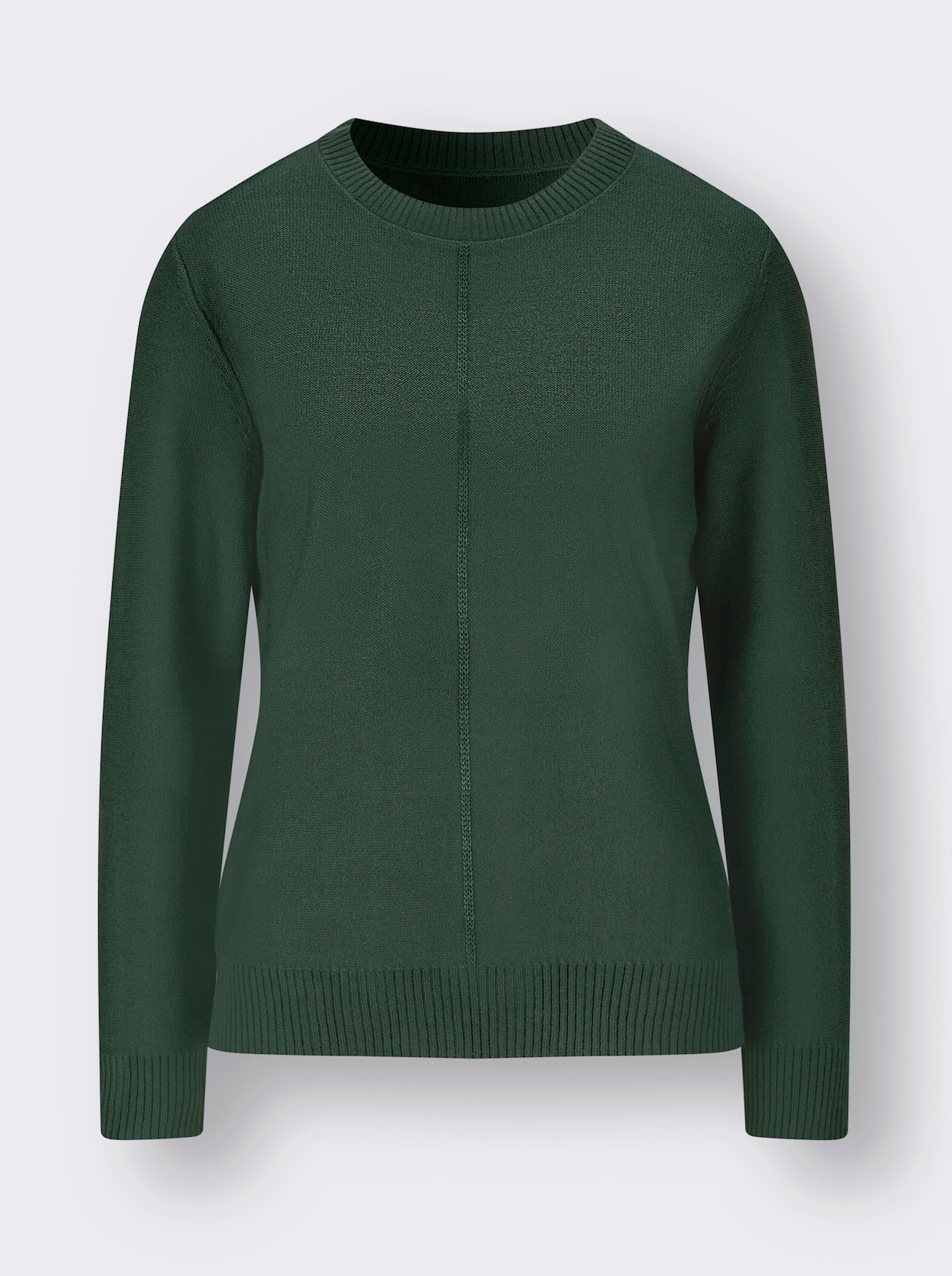 Pullover met lange mouwen - mos