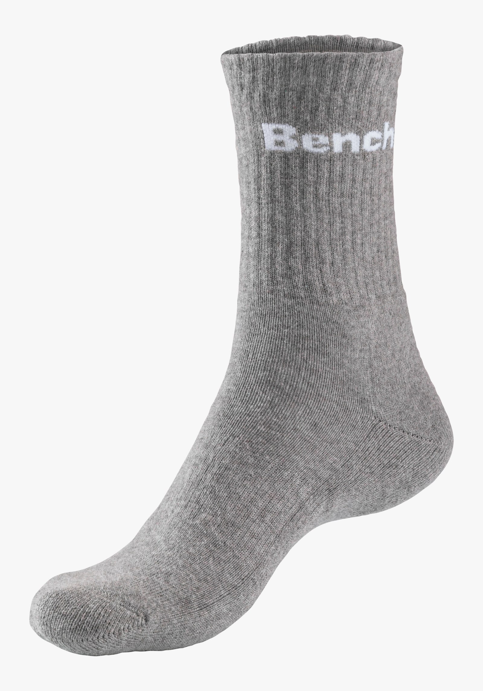 Bench. Tennissocken - 2x schwarz, 2x weiß, 2x grau-meliert