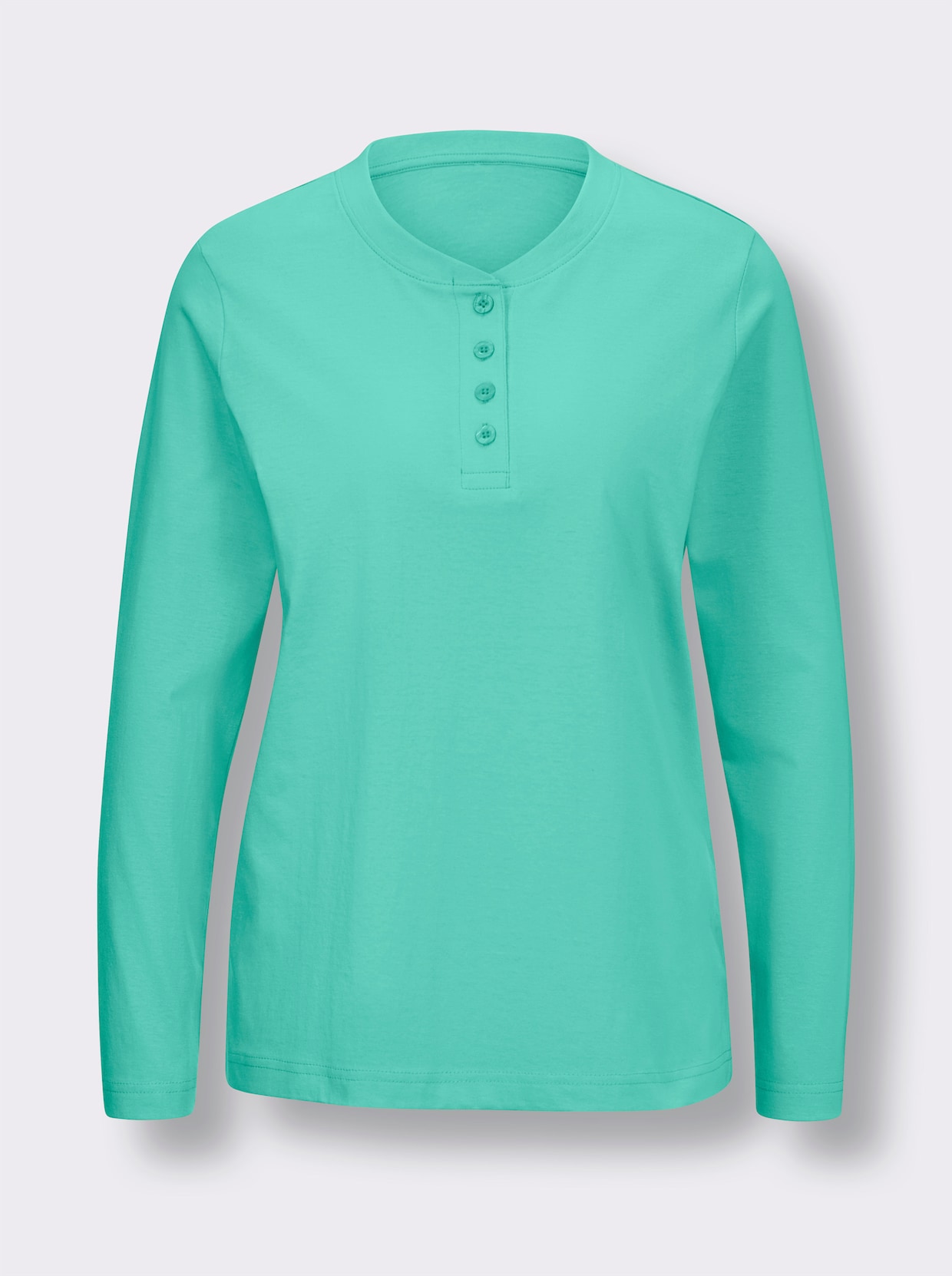 wäschepur Schlafanzug-Shirt - blaugrün