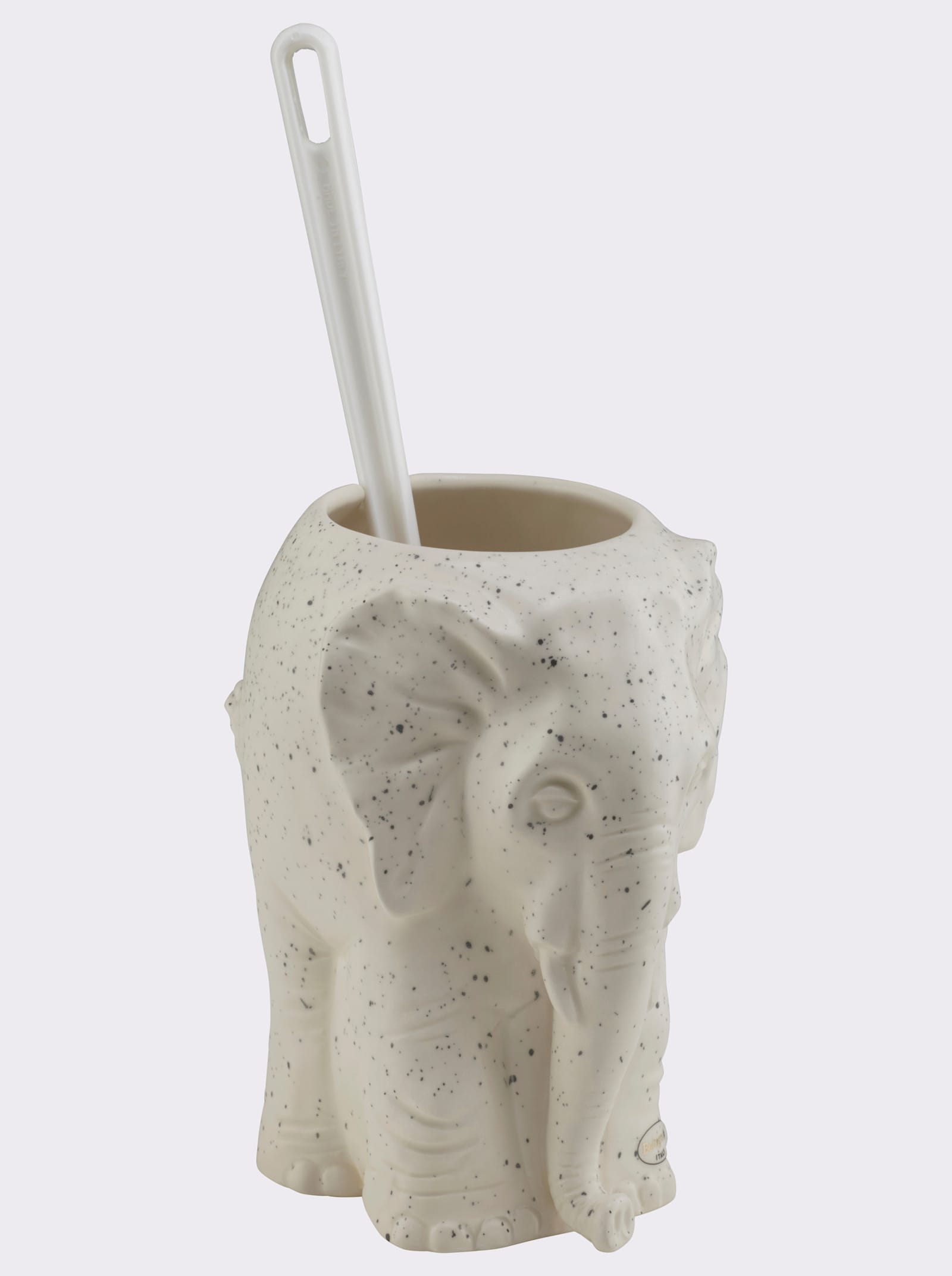 heine home Wc-borstel - wit gestippeld