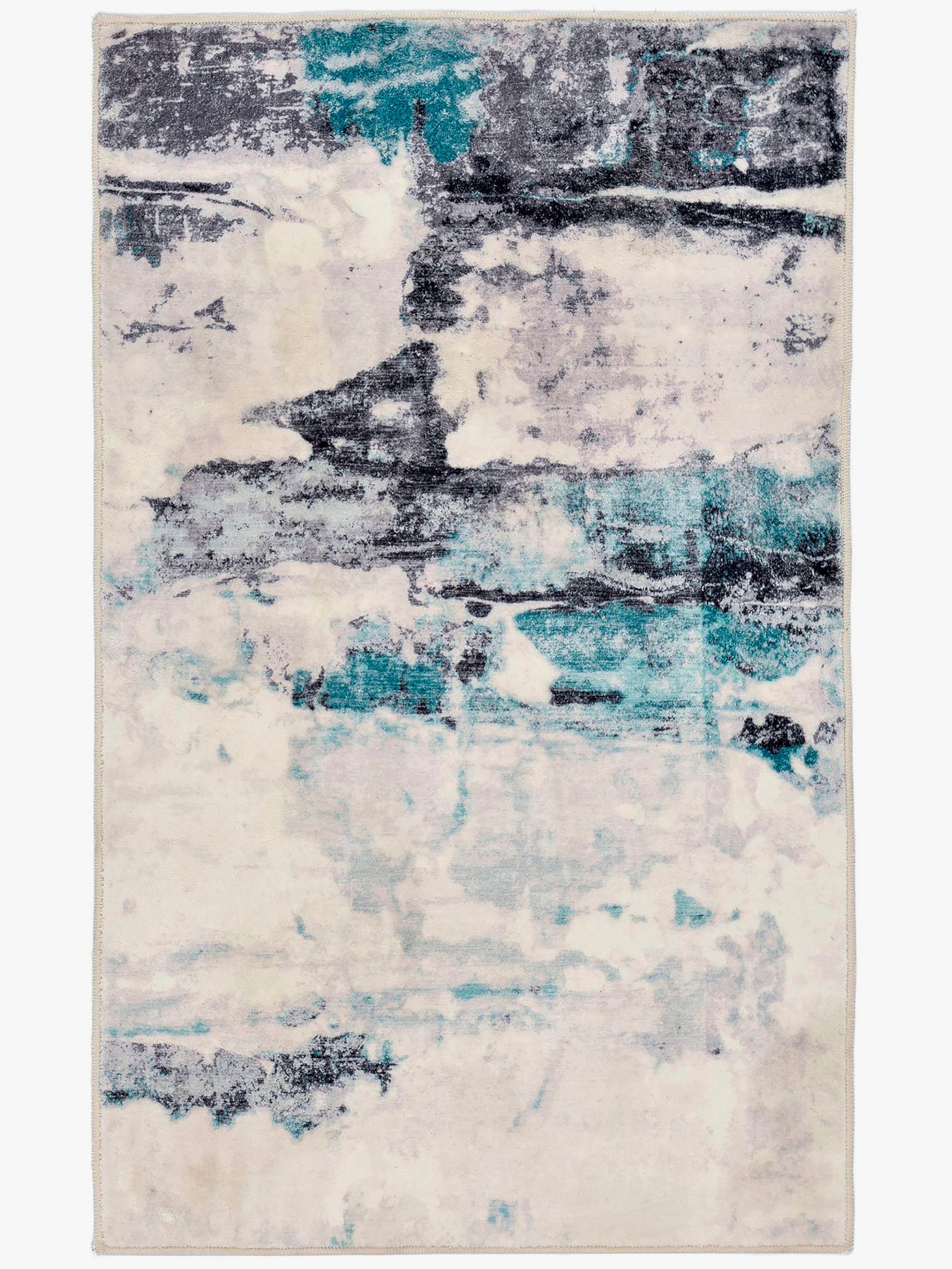 Theko Badematte - türkis-bunt