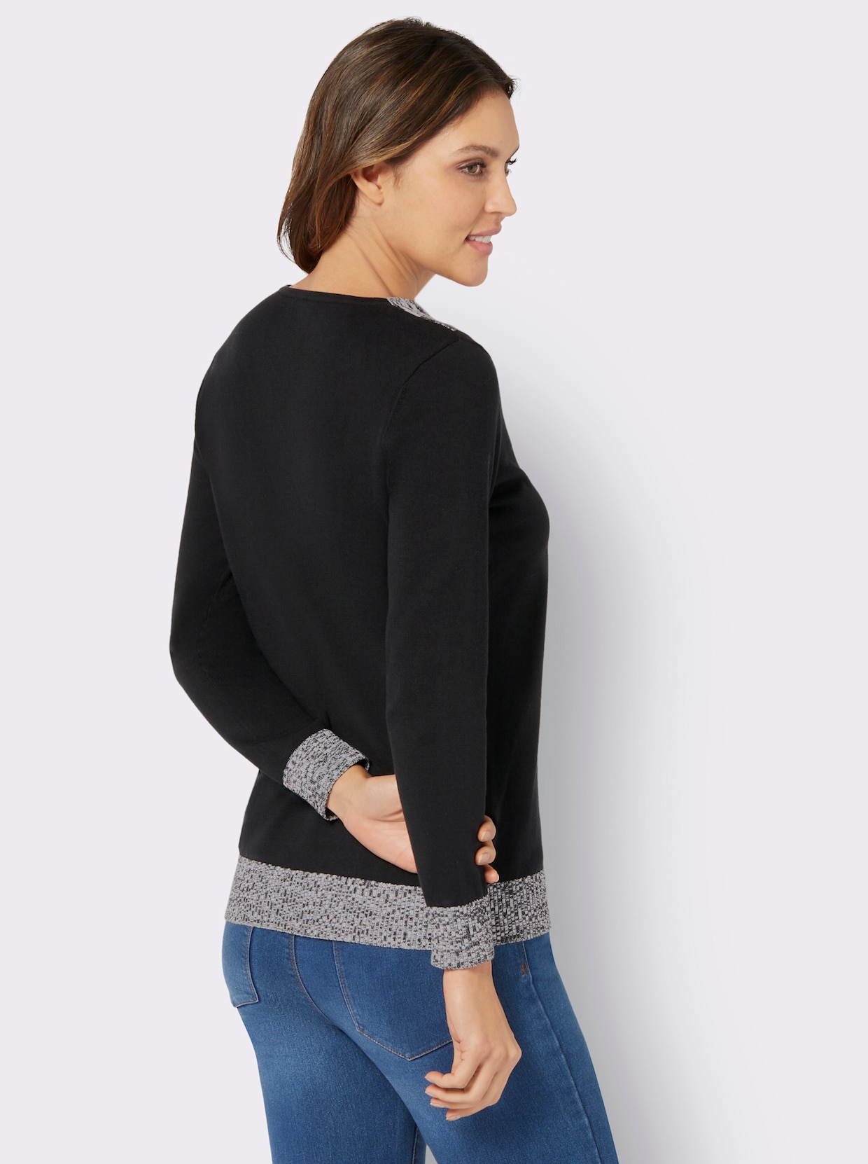 Pullover met lange mouwen - zwart