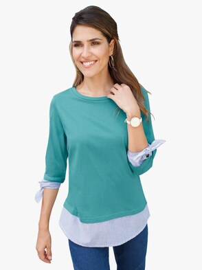 Shirt - jadegrün