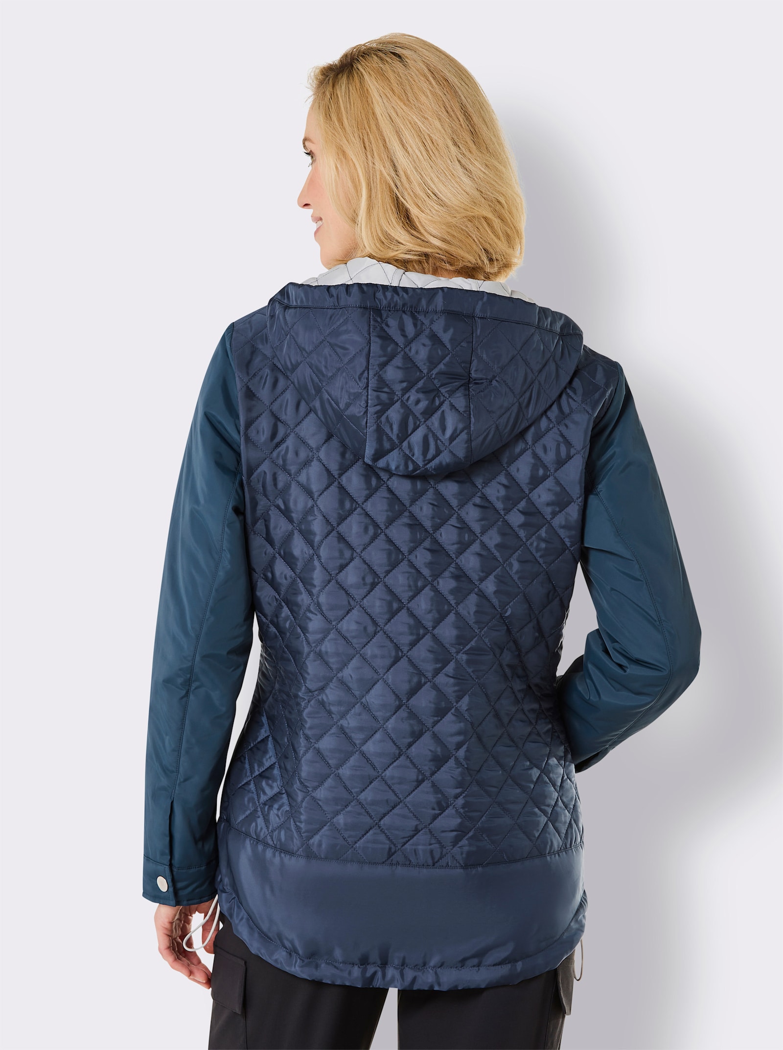 Catamaran Sports Funktionsjacke mit hinten längerem Saum - dunkelblau