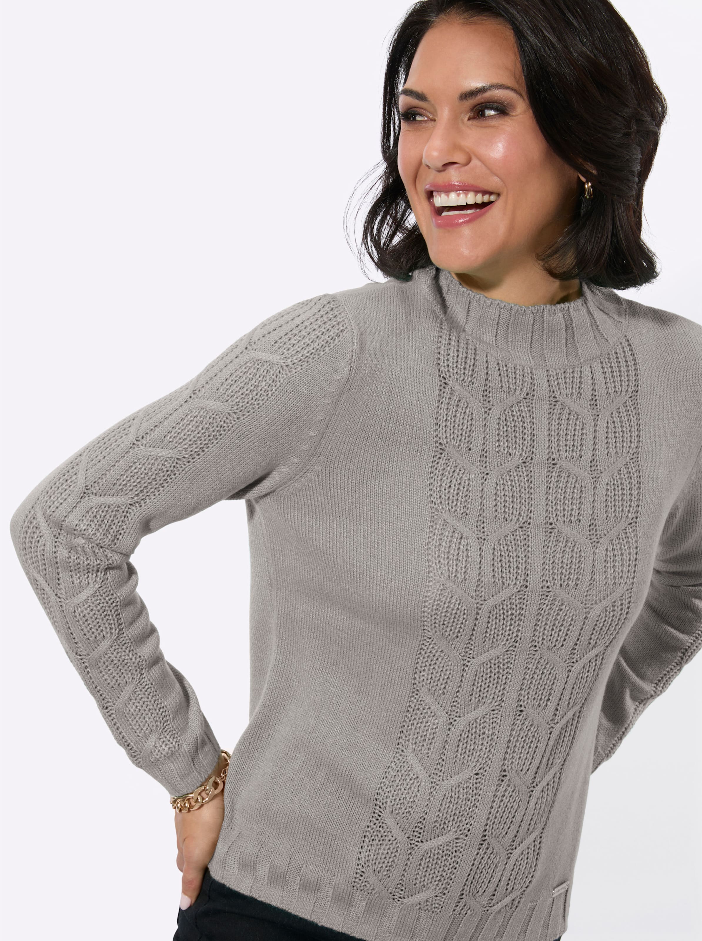 Thumbnail - Stehkragenpullover