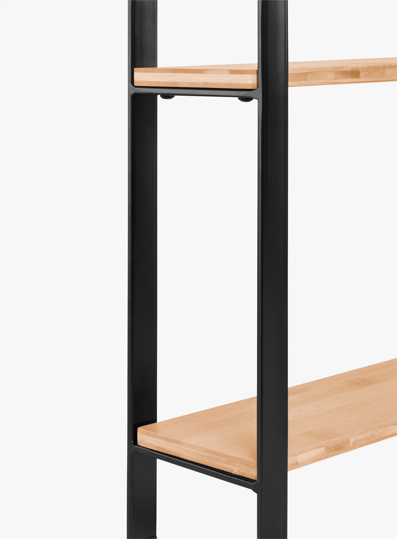 heine home Eckregal - schwarz-braun