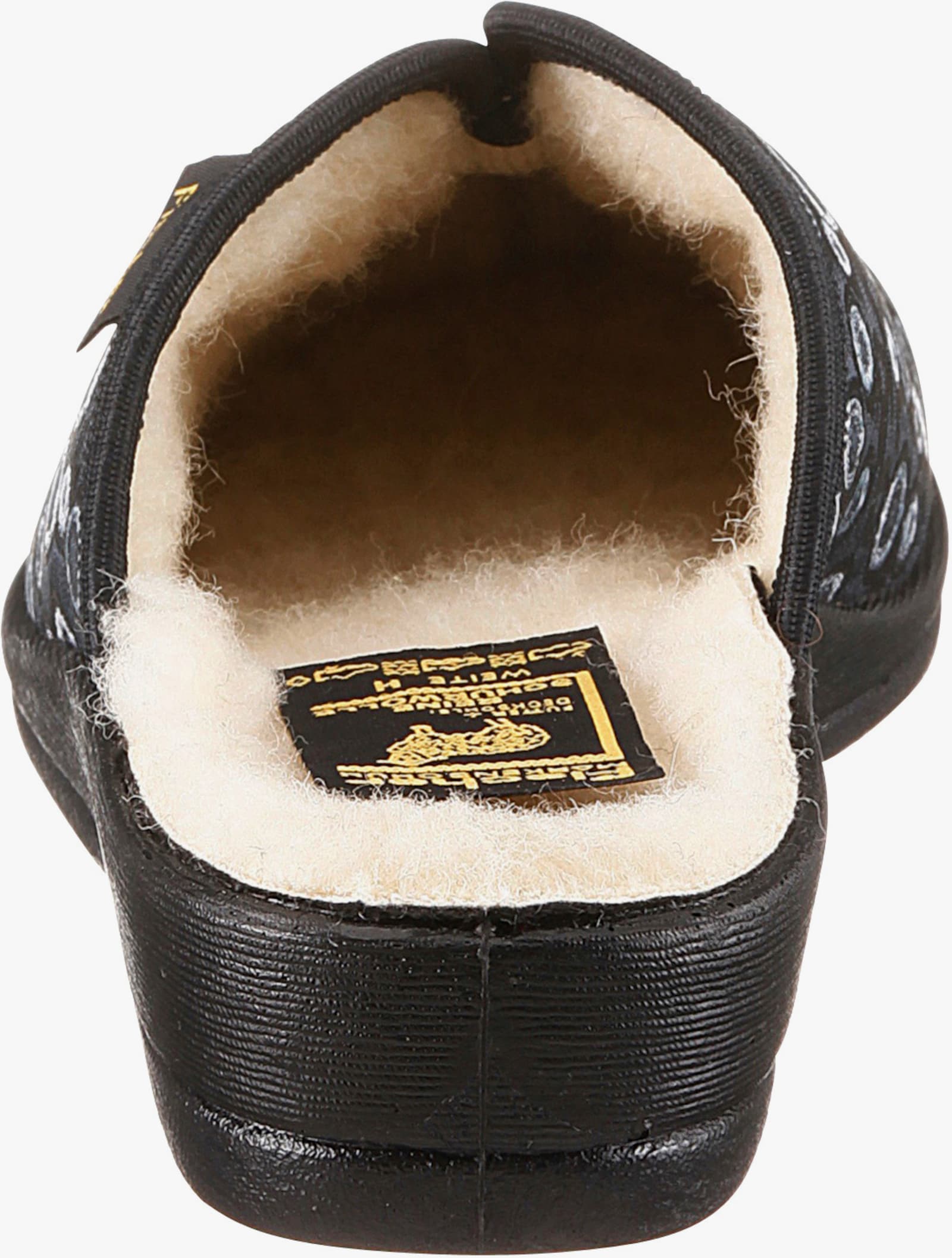 Fischer Pantoffel - grau-blau