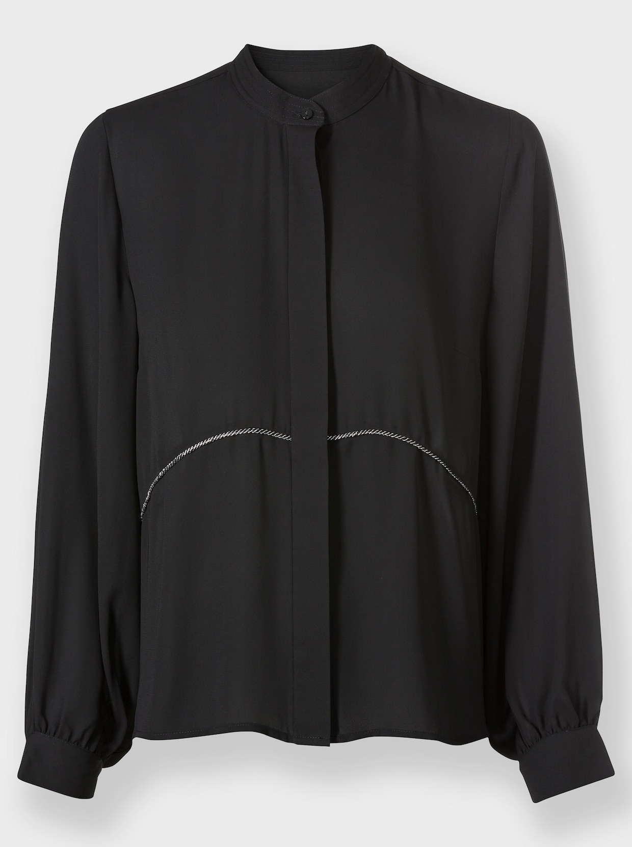 heine Blouse met lange mouwen - zwart