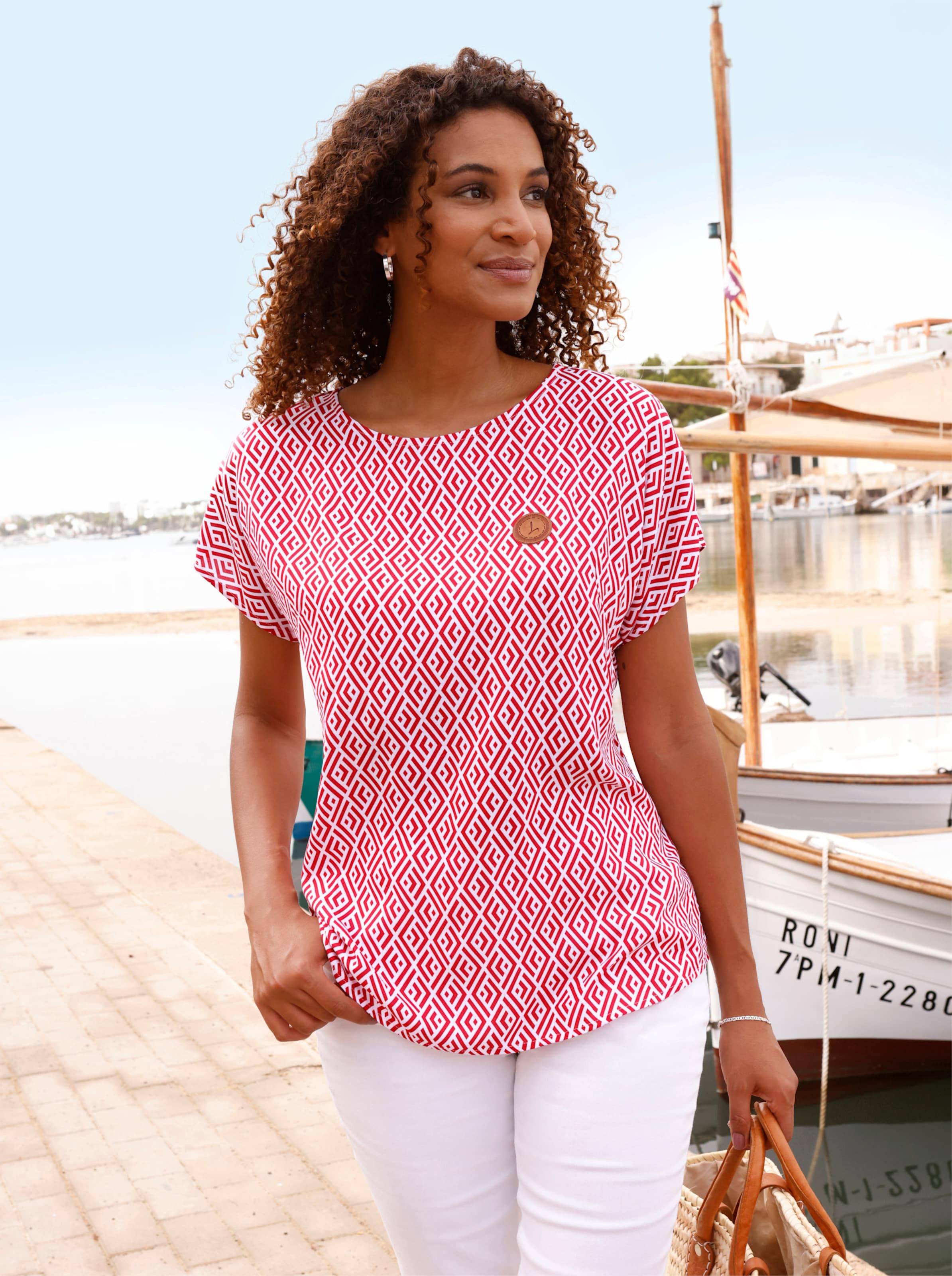 Druckbluse