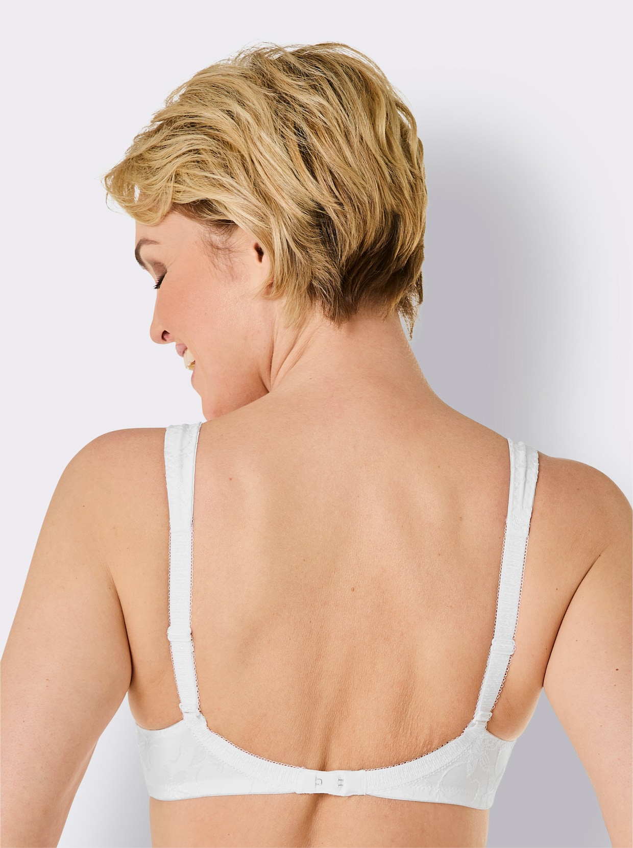 Comfort-bh zonder beugel - wit