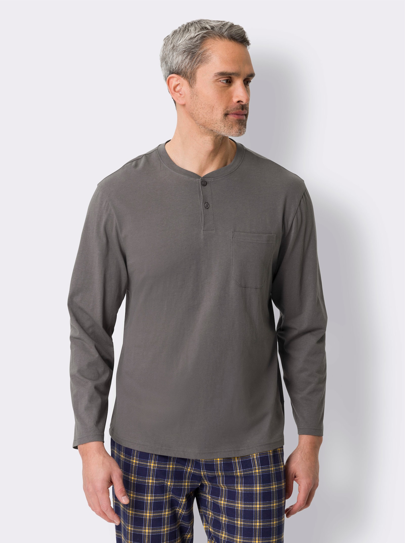 Pyžamo-Tričko - antracitová