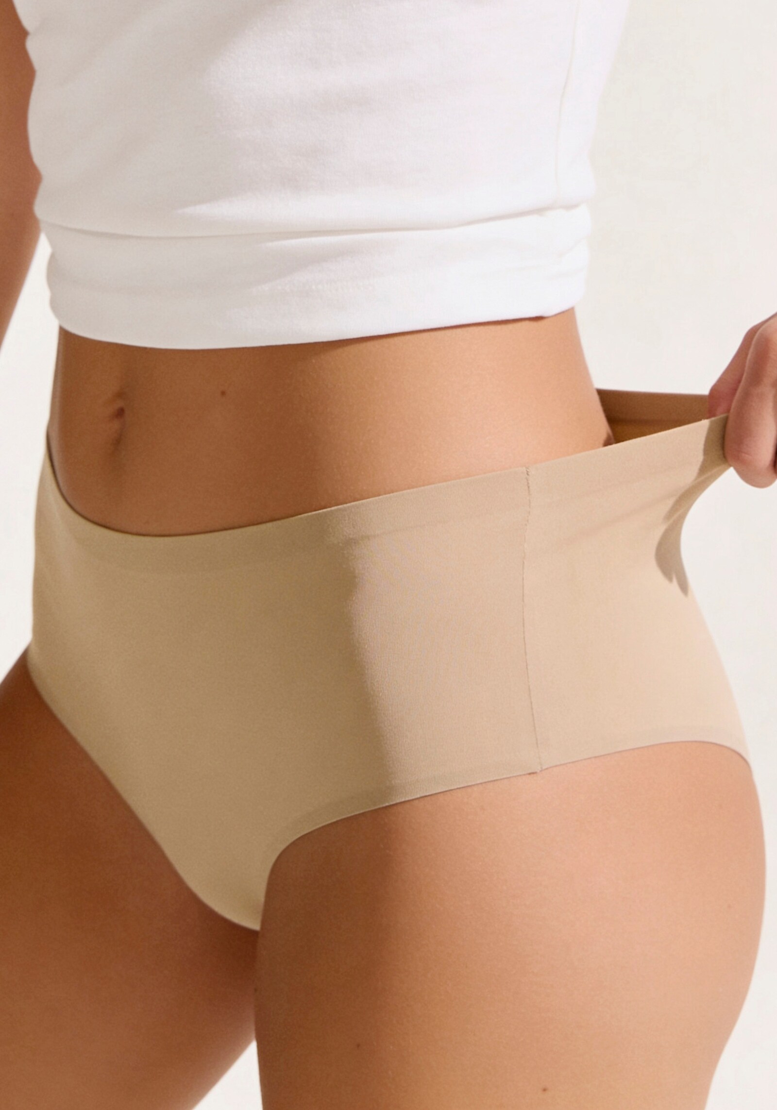 LASCANA High waist string - beige 2x