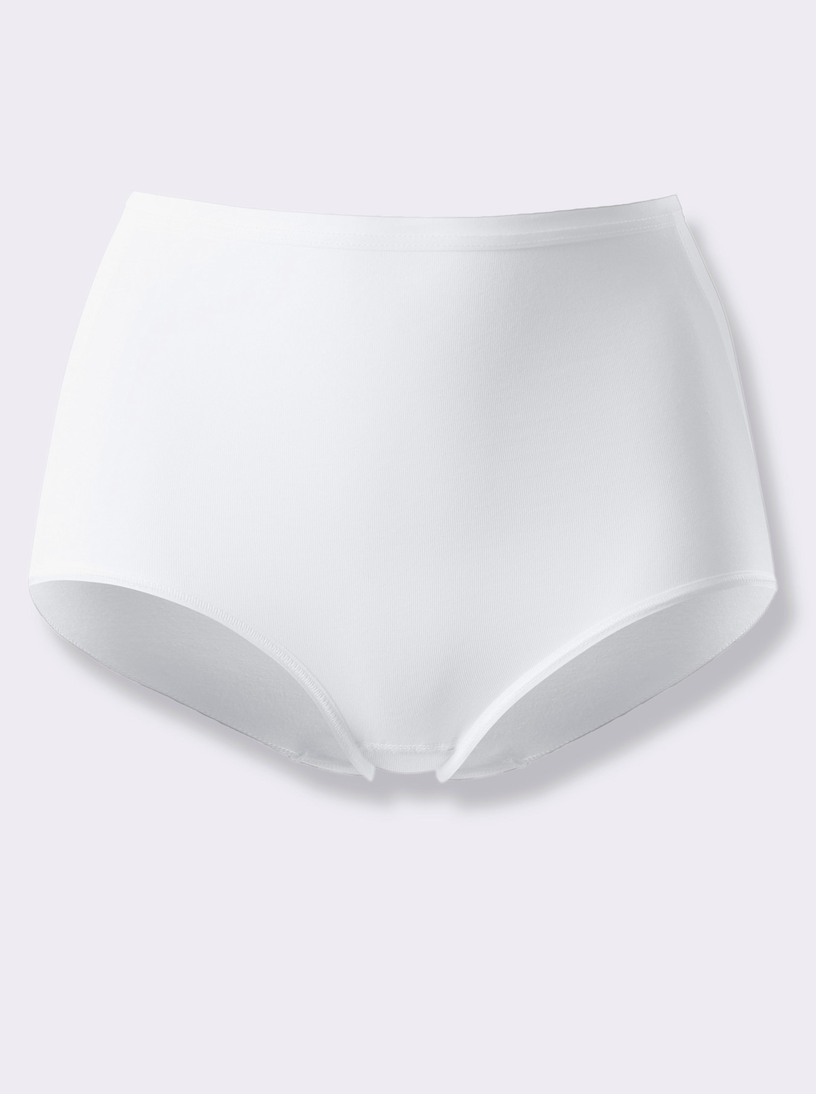 Nina von C. Taillenslip mit angenähtem Gummi am Bund - weiß