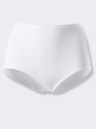 Nina von C. Taillenslip mit angenähtem Gummi am Bund - weiß