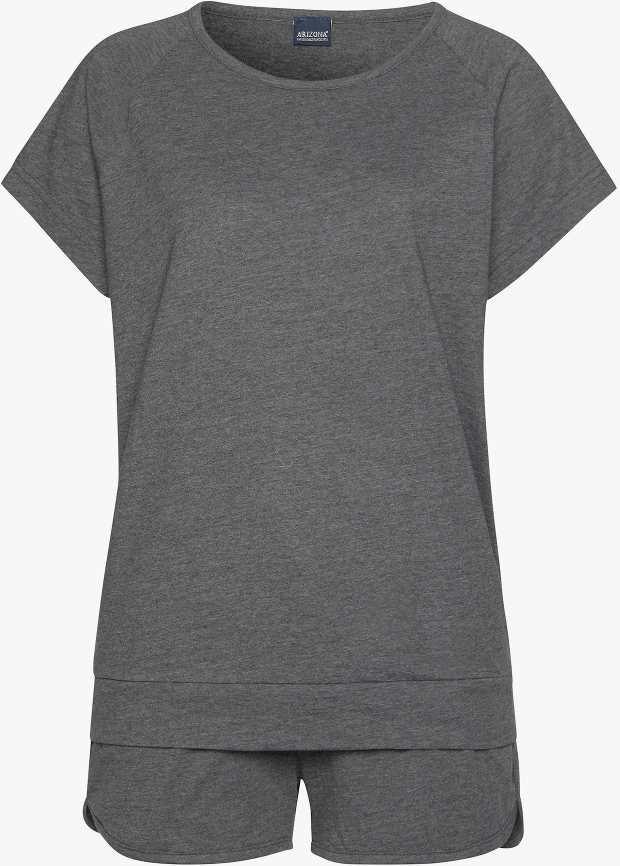 Arizona Pyjama court - turquoise, anthracite