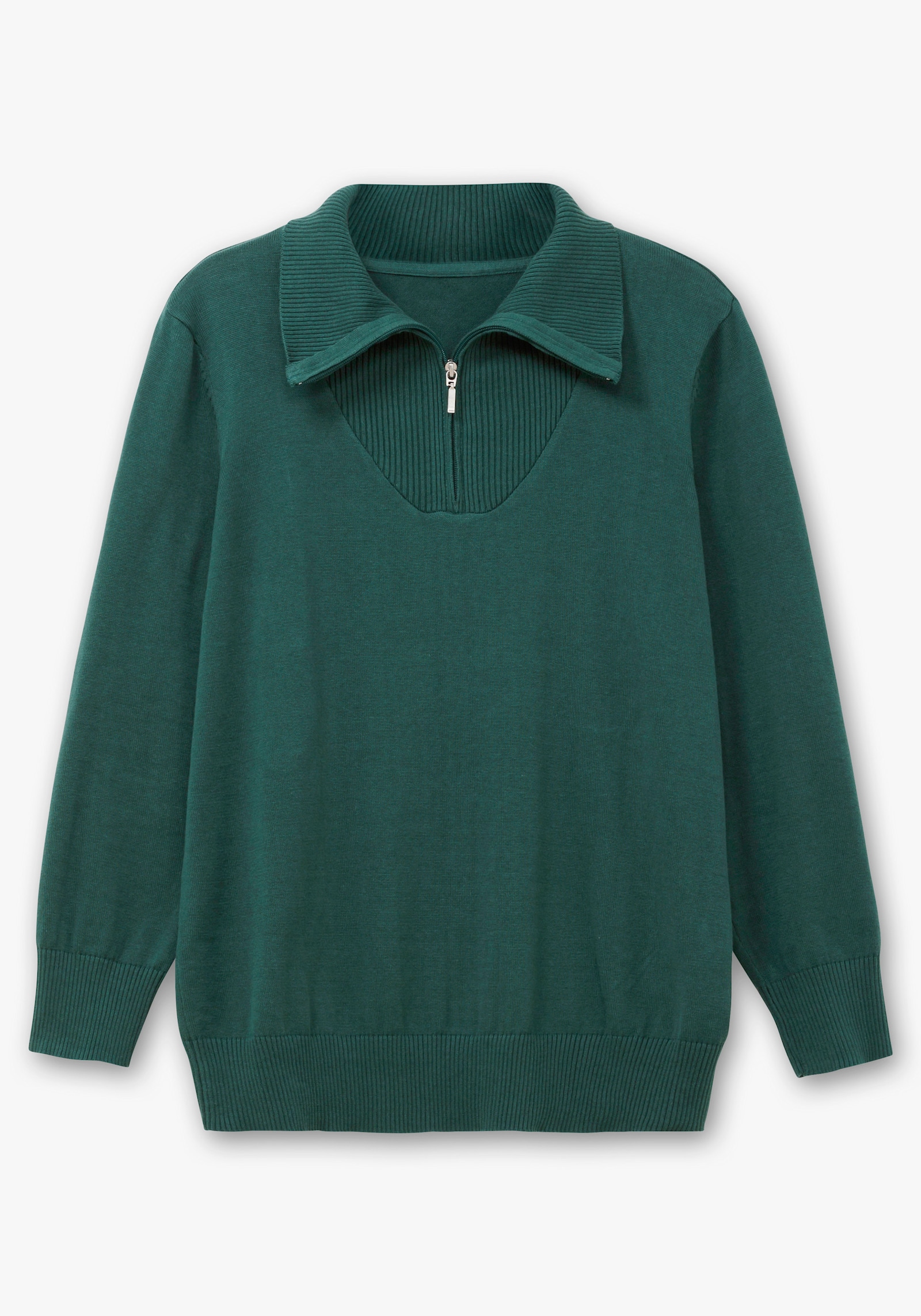 Troyer aus reiner Baumwolle - tanne