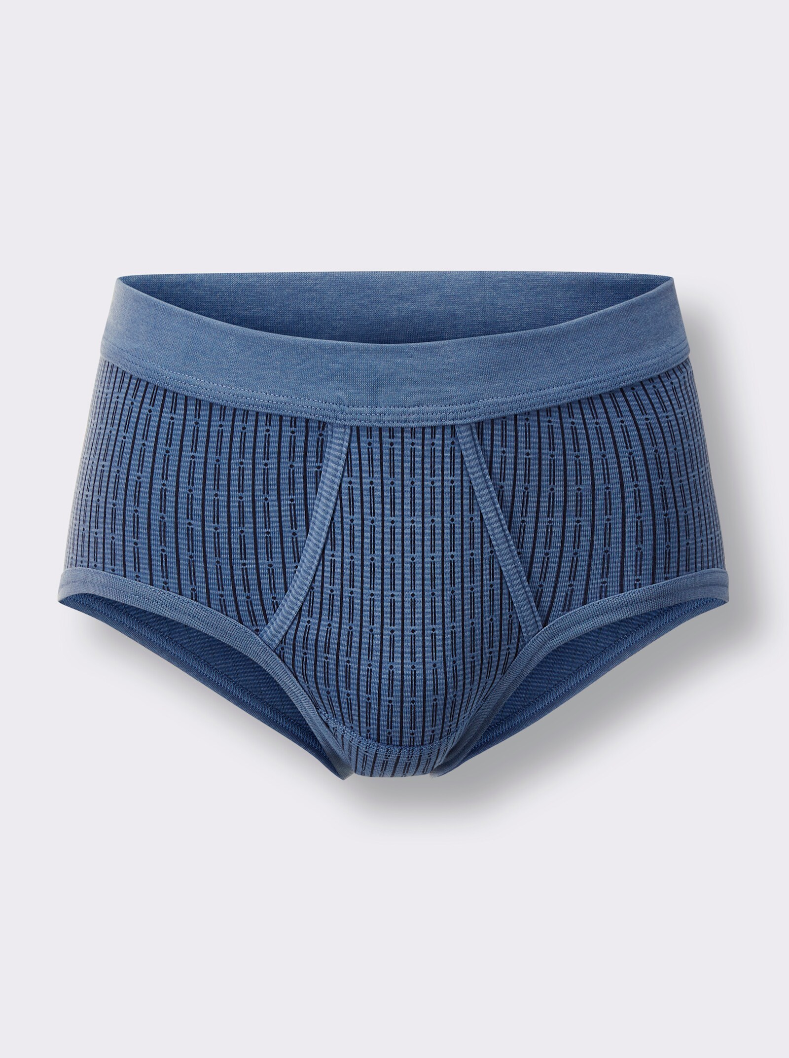 wäschepur men Slip - lichtblauw geprint