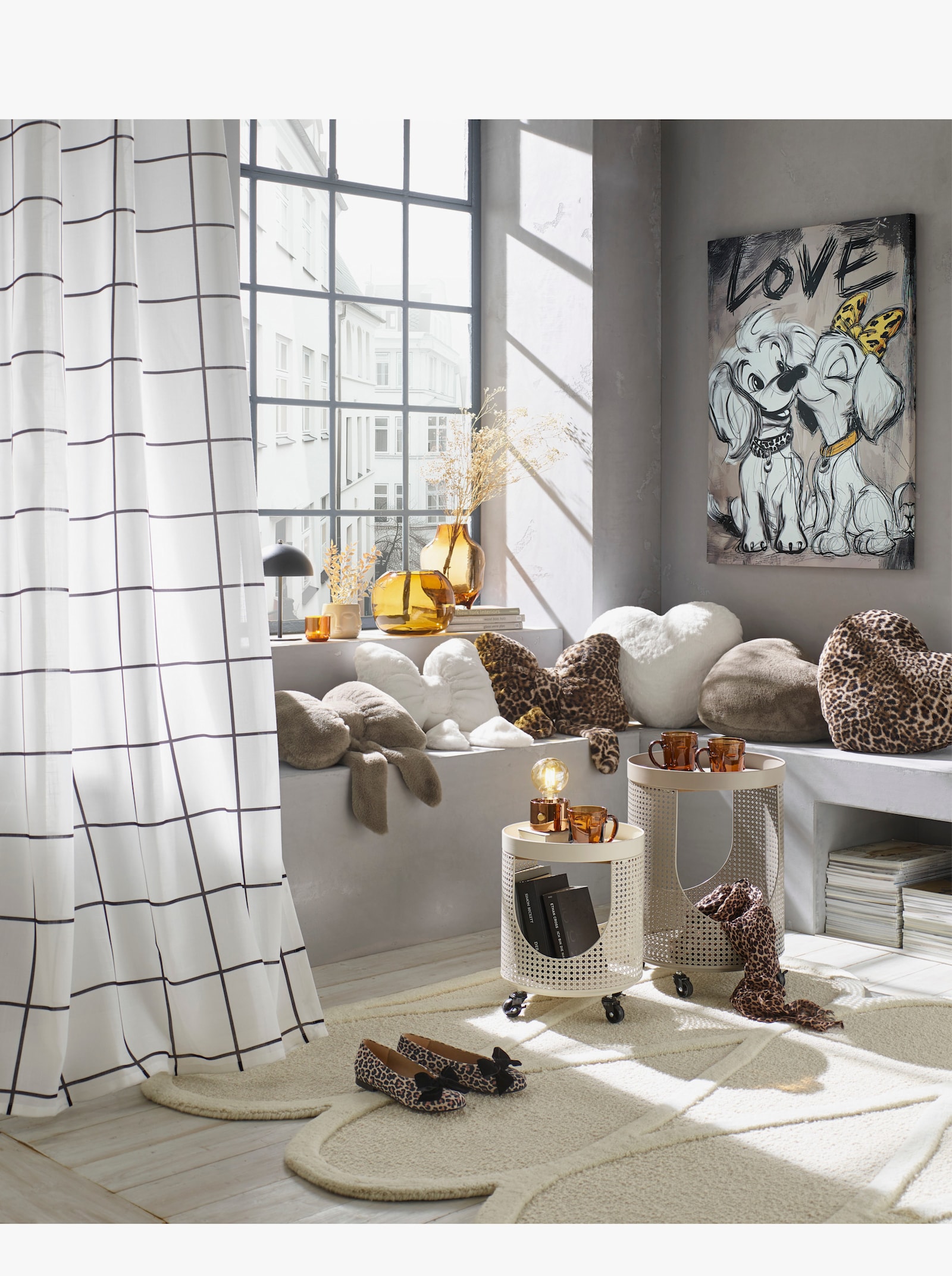 Impressionen Kissen - leofarben