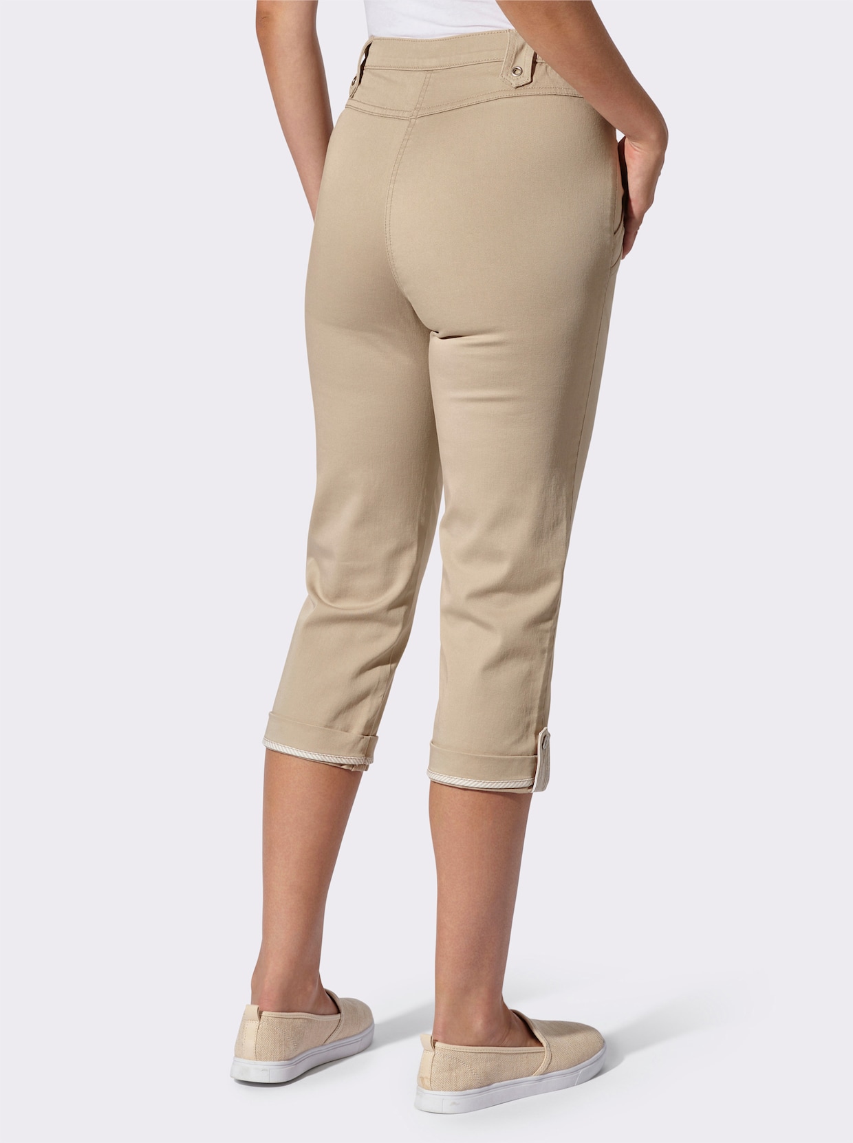 Caprijeans - beige