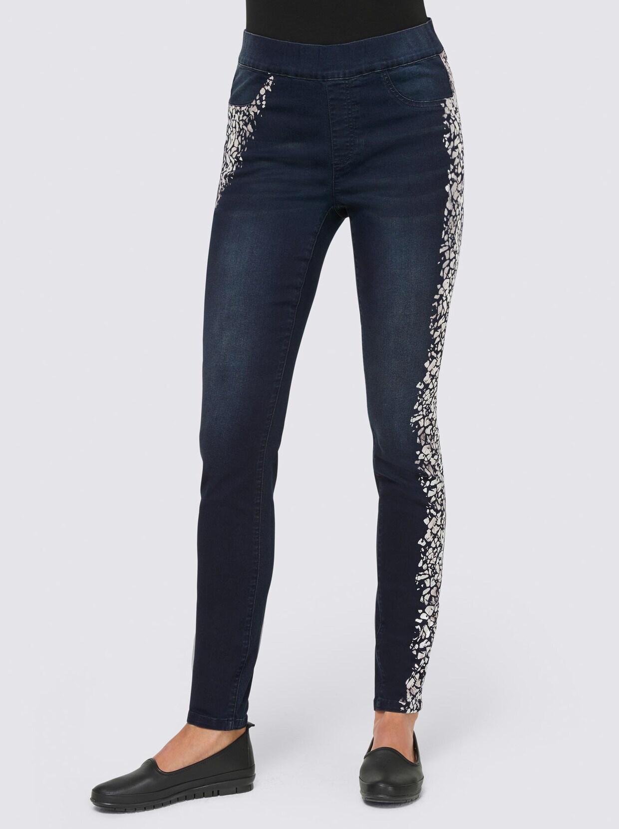 Linea Tesini Leggings - blue-used