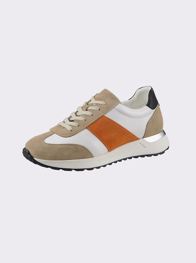 heine Sneaker - weiss-orange