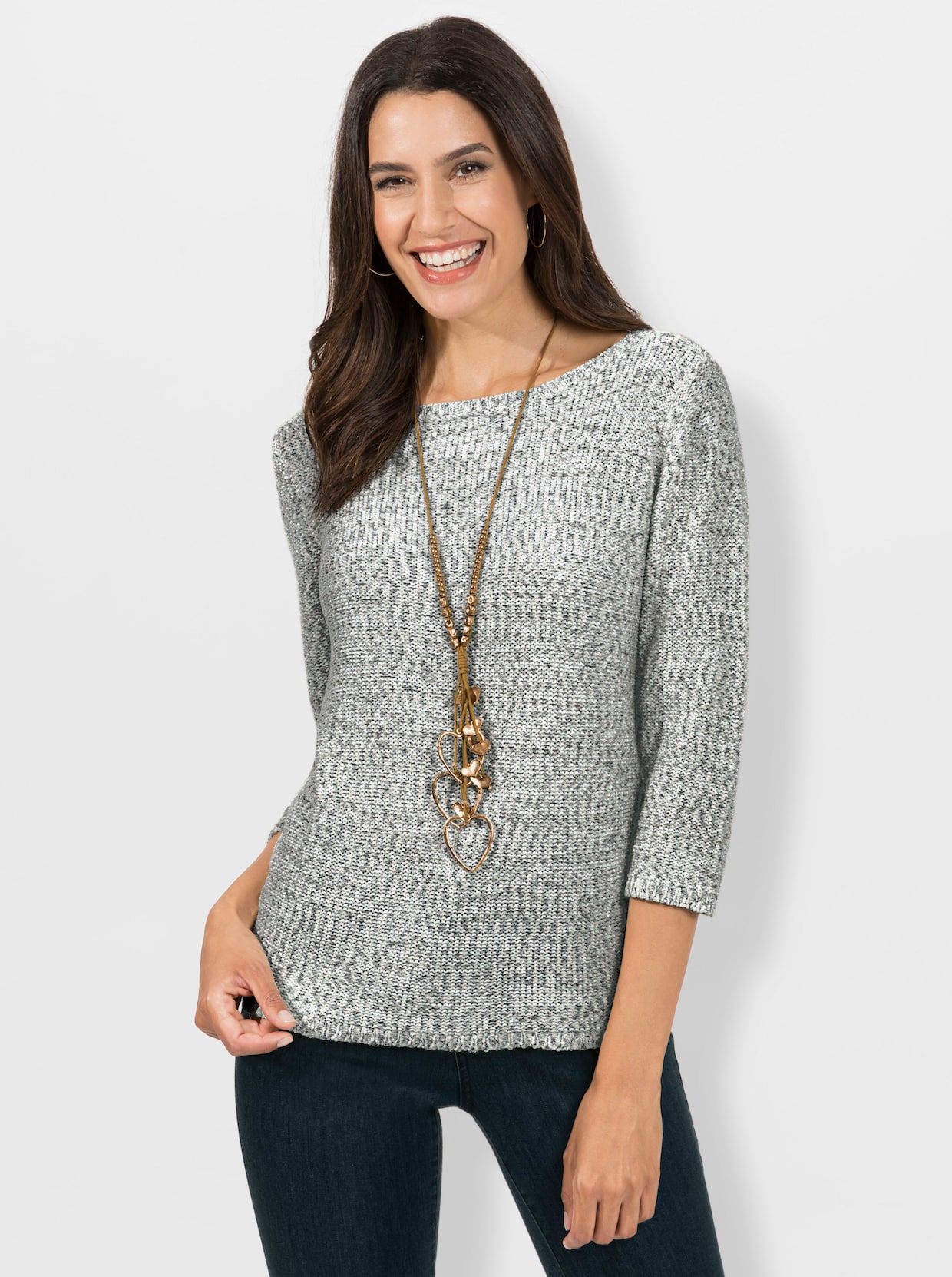 Pullover - mint-meliert