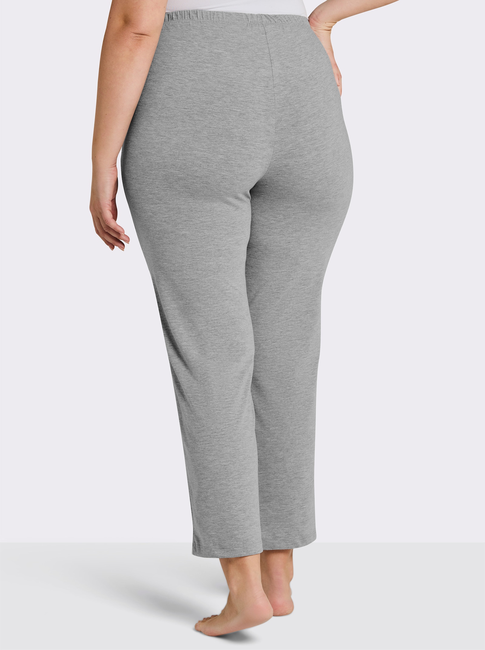 feel good Hosen - schwarz + grau-meliert