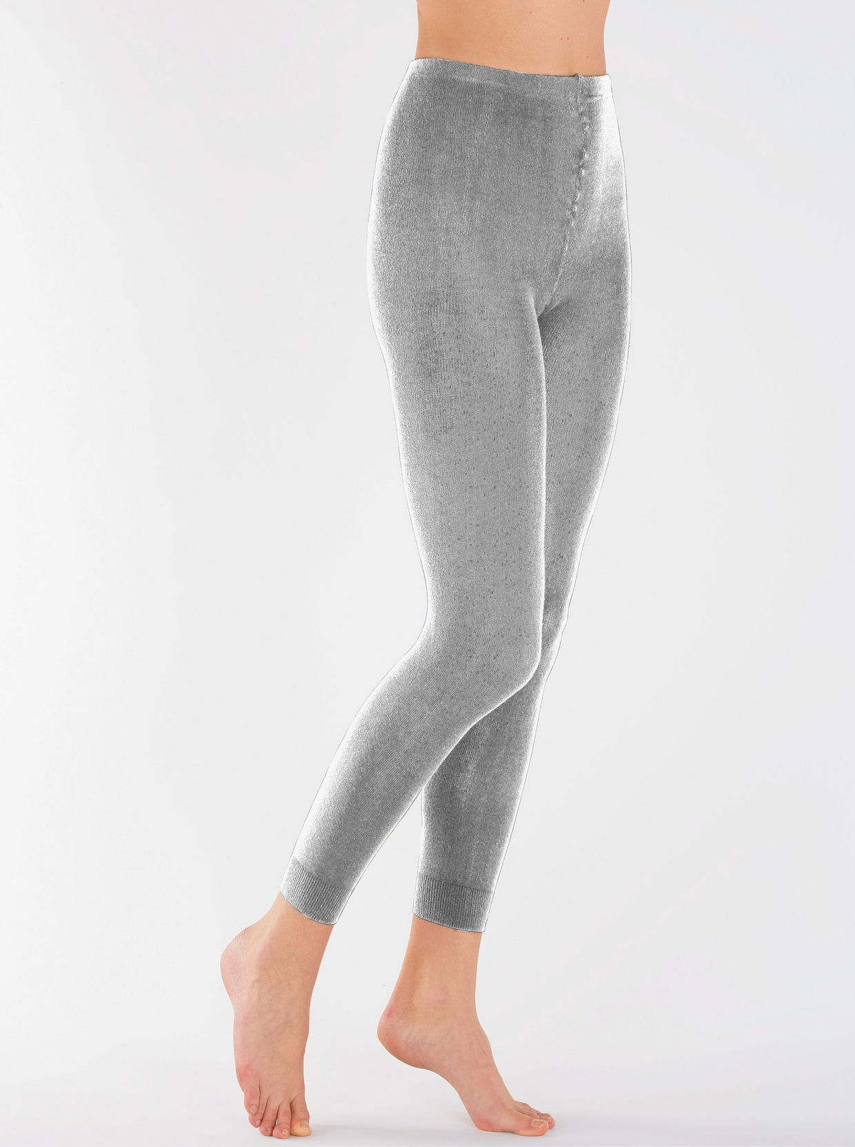 Rogo Legging thermique - gris chiné