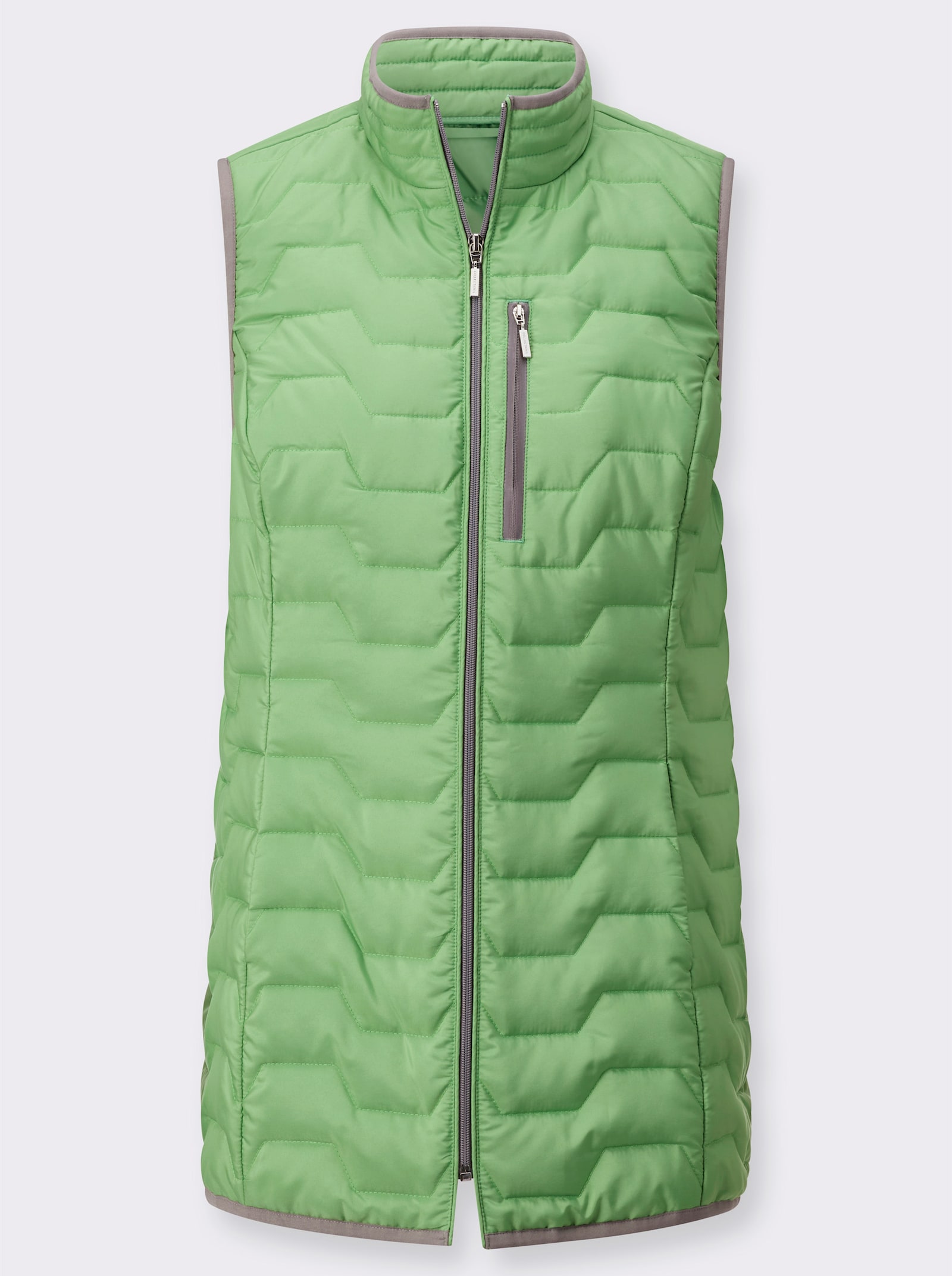 Steppweste aus recyceltem Polyester - apfel