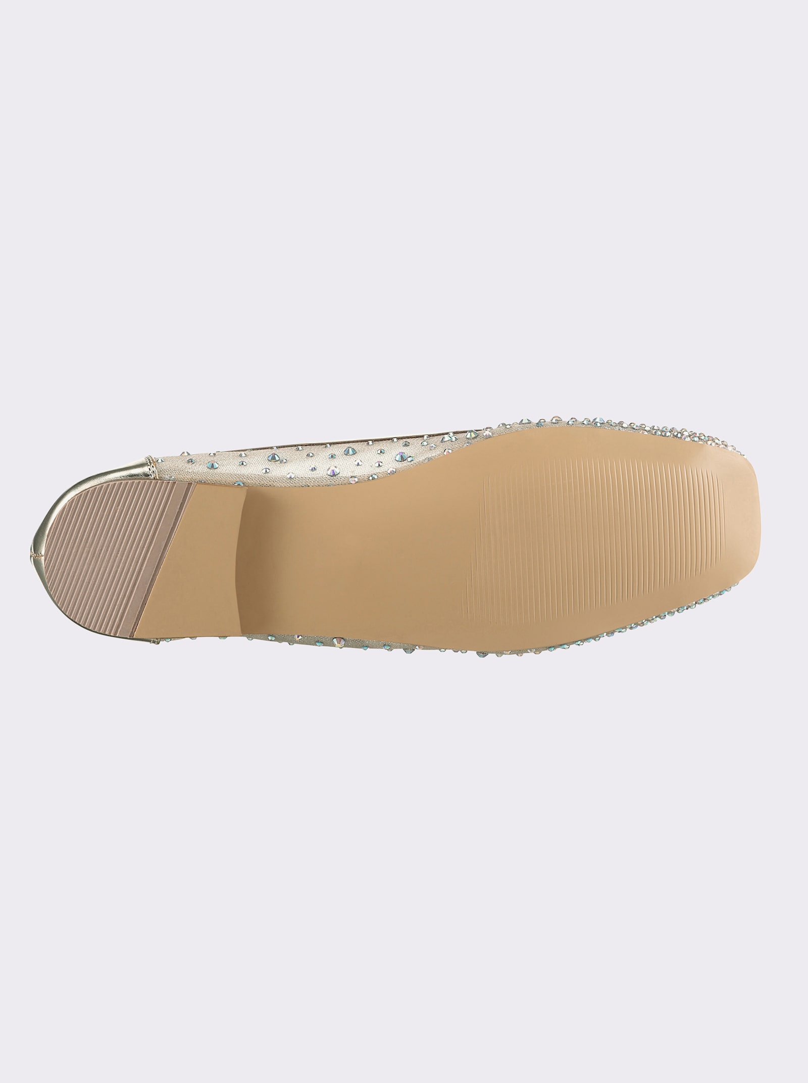 heine Slipper - goldfarben-silberfarben