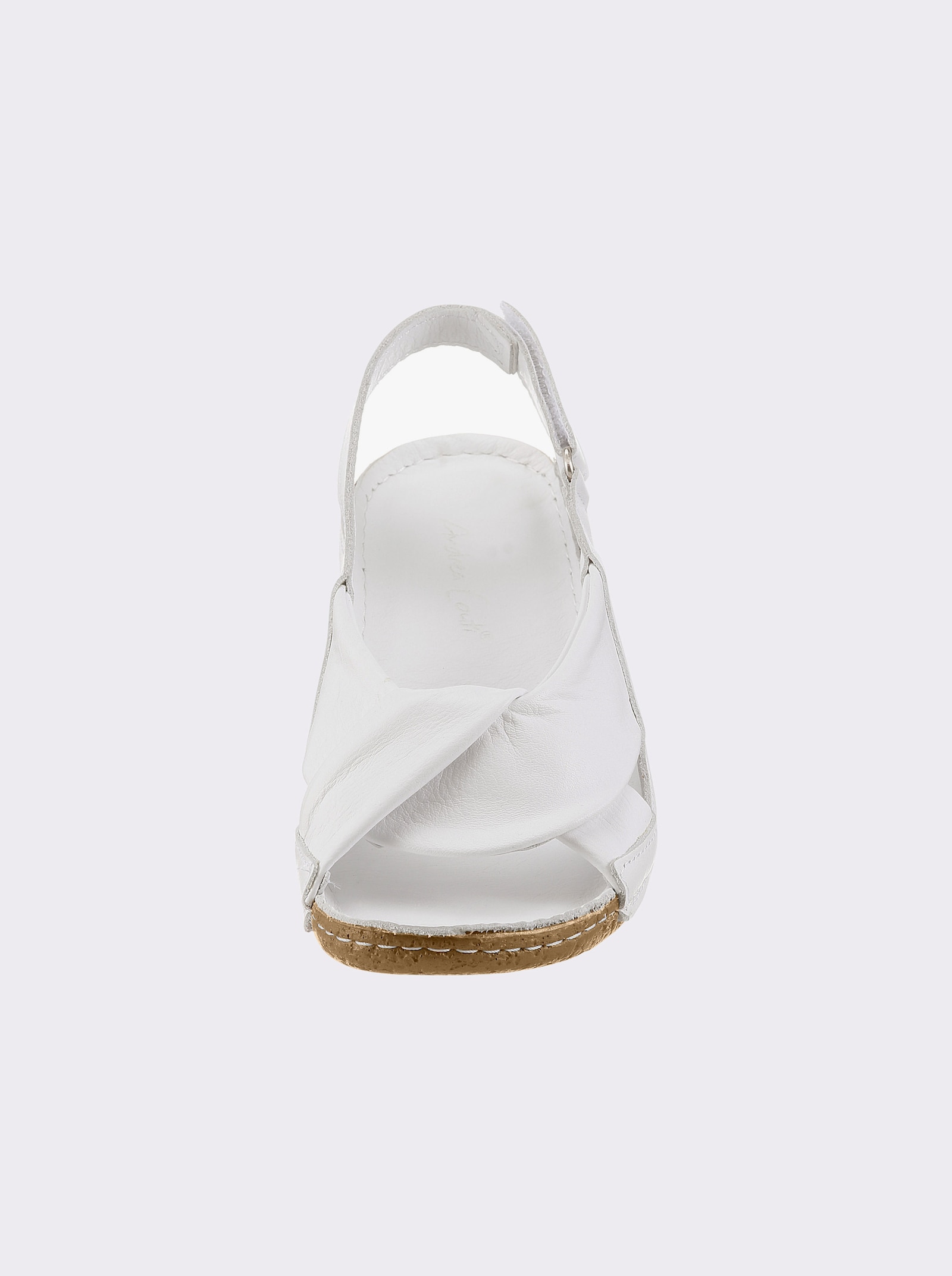 Andrea Conti Sandalette aus Echtleder - weiß