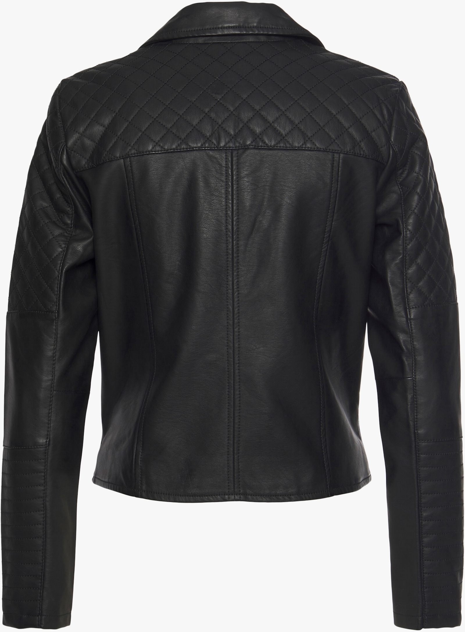 LASCANA Veste en synthétique - noir