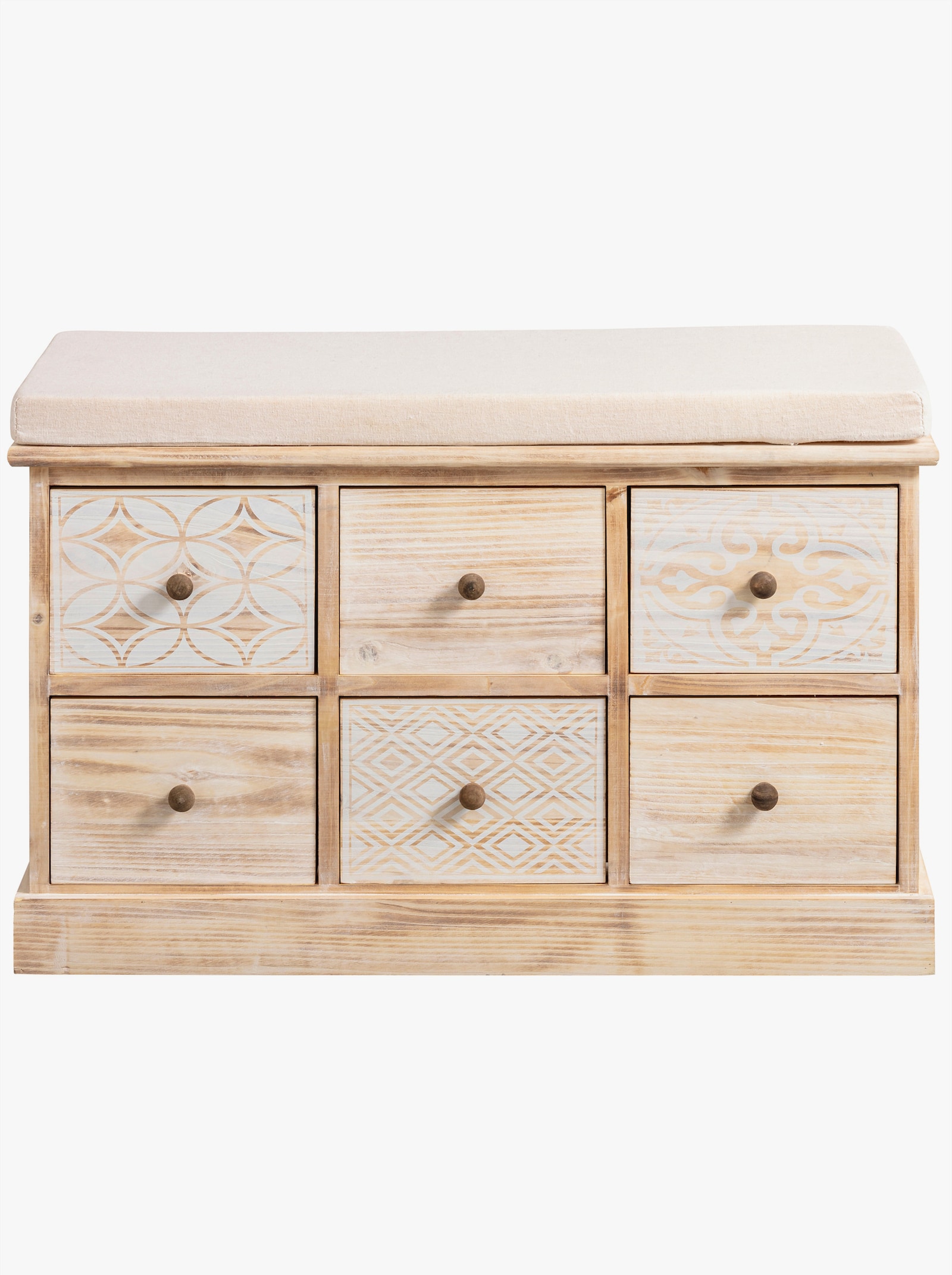 heine home Bank - naturel/wit