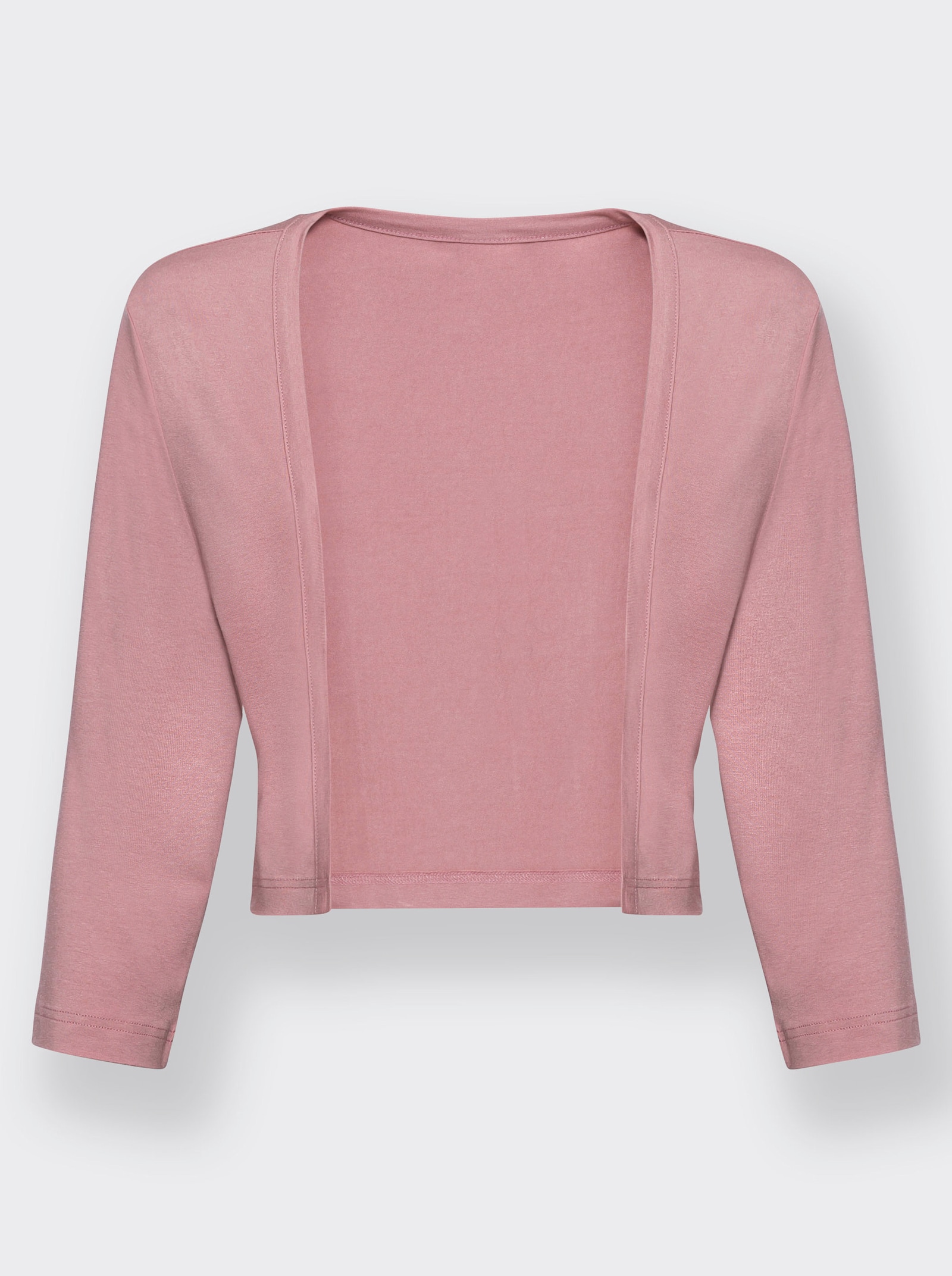 Shirtjasje van viscose - rozenkwarts