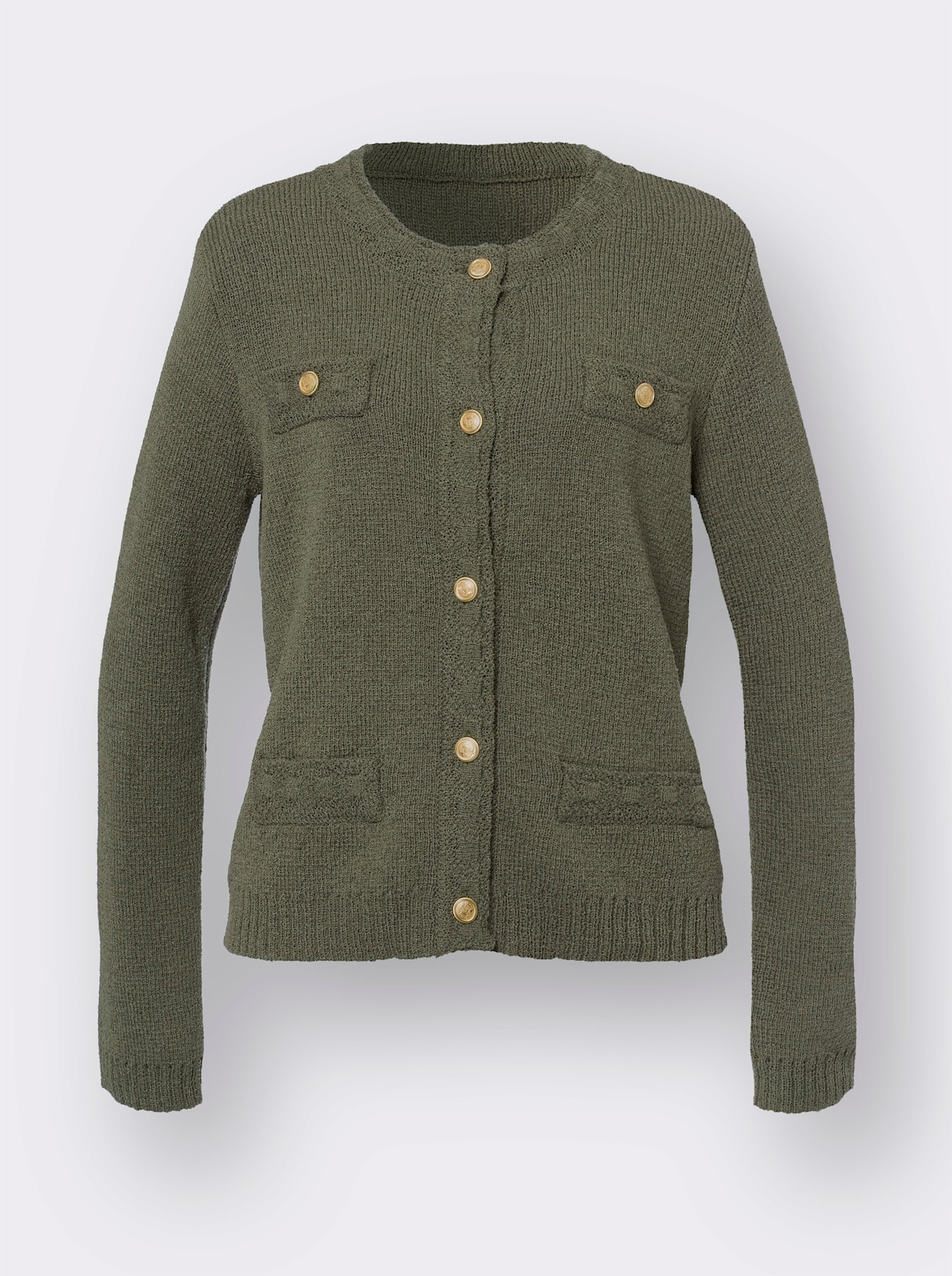 heine Strickjacke - khaki